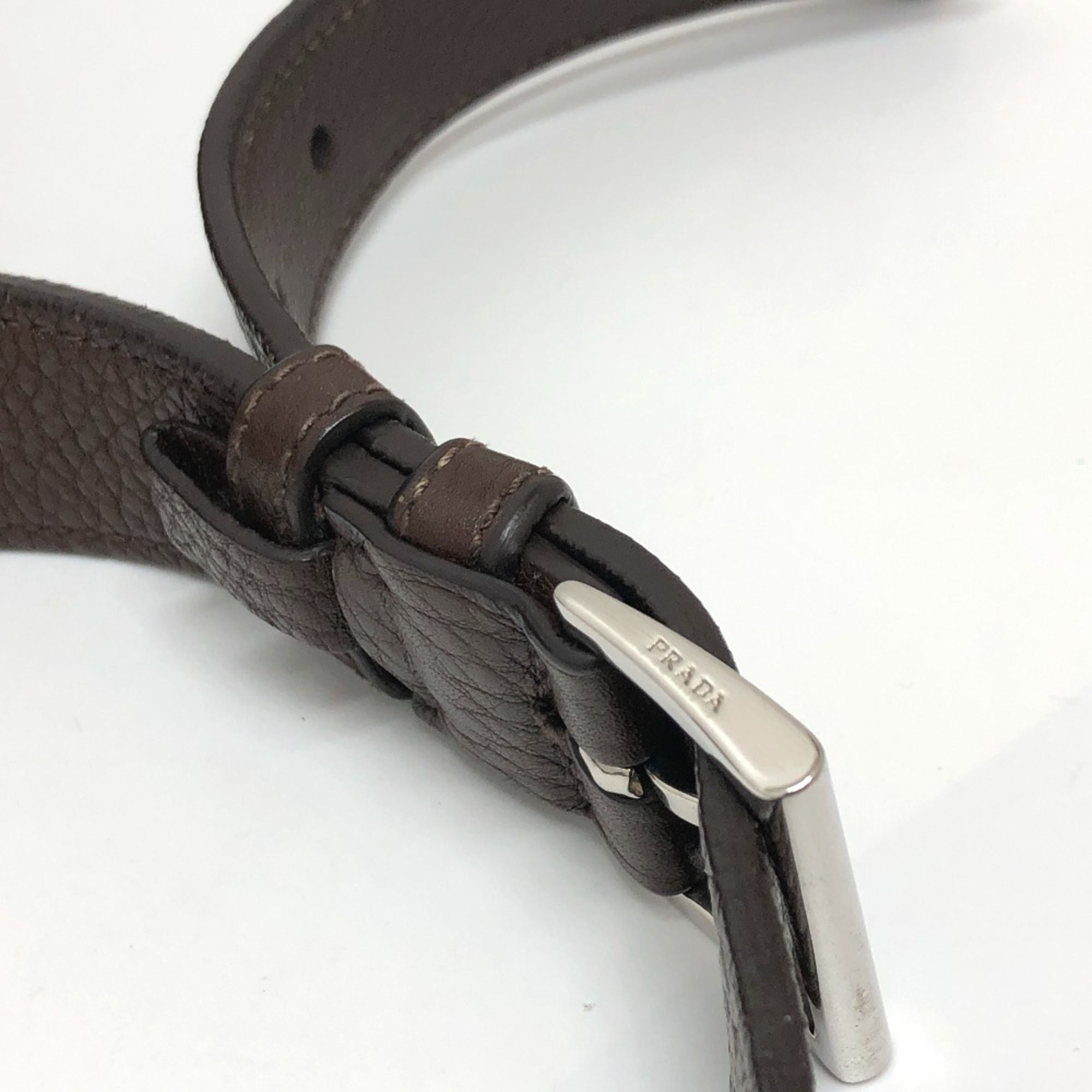 Leather Shoulder Bag (Pre-Owned) - Prada - Modalova