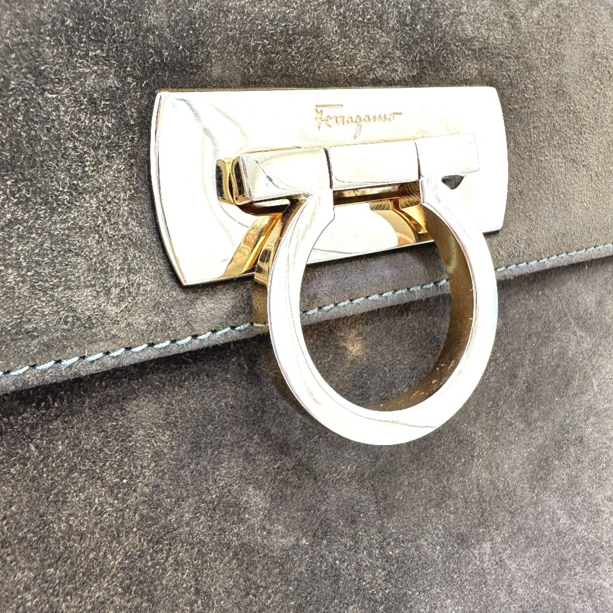 Leather Handbag (Pre-Owned) - Salvatore Ferragamo - Modalova