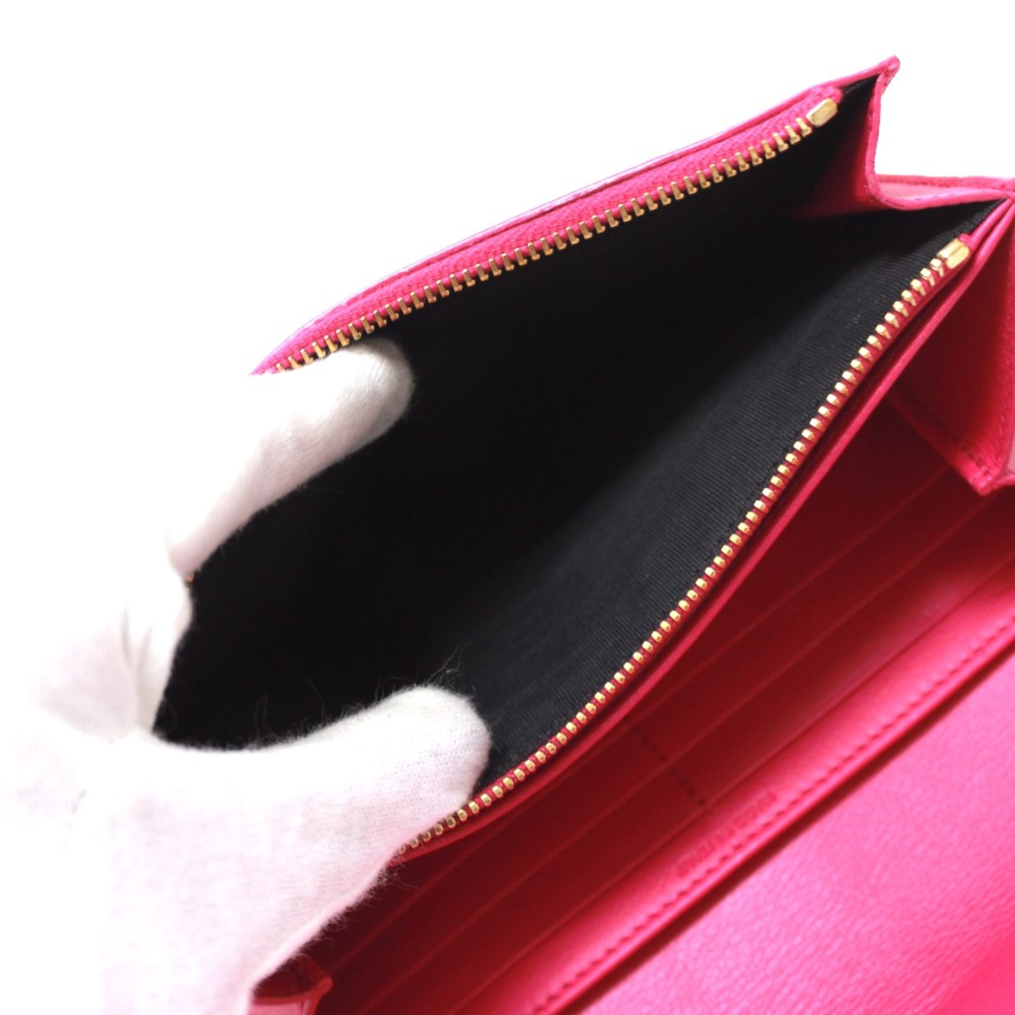 Leather Long Wallet (Bi-Fold) (Pre-Owned) - Saint Laurent - Modalova