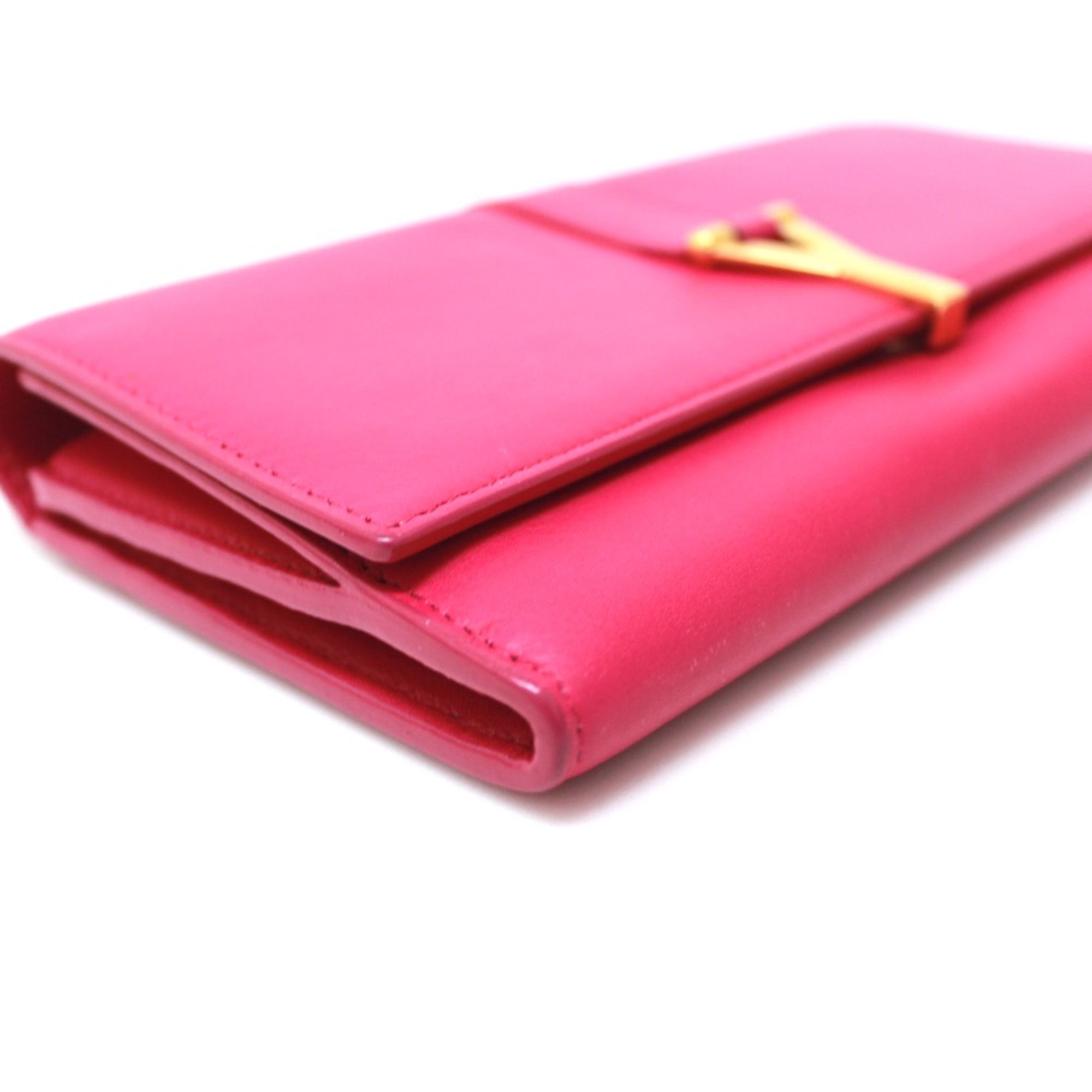 Leather Long Wallet (Bi-Fold) (Pre-Owned) - Saint Laurent - Modalova