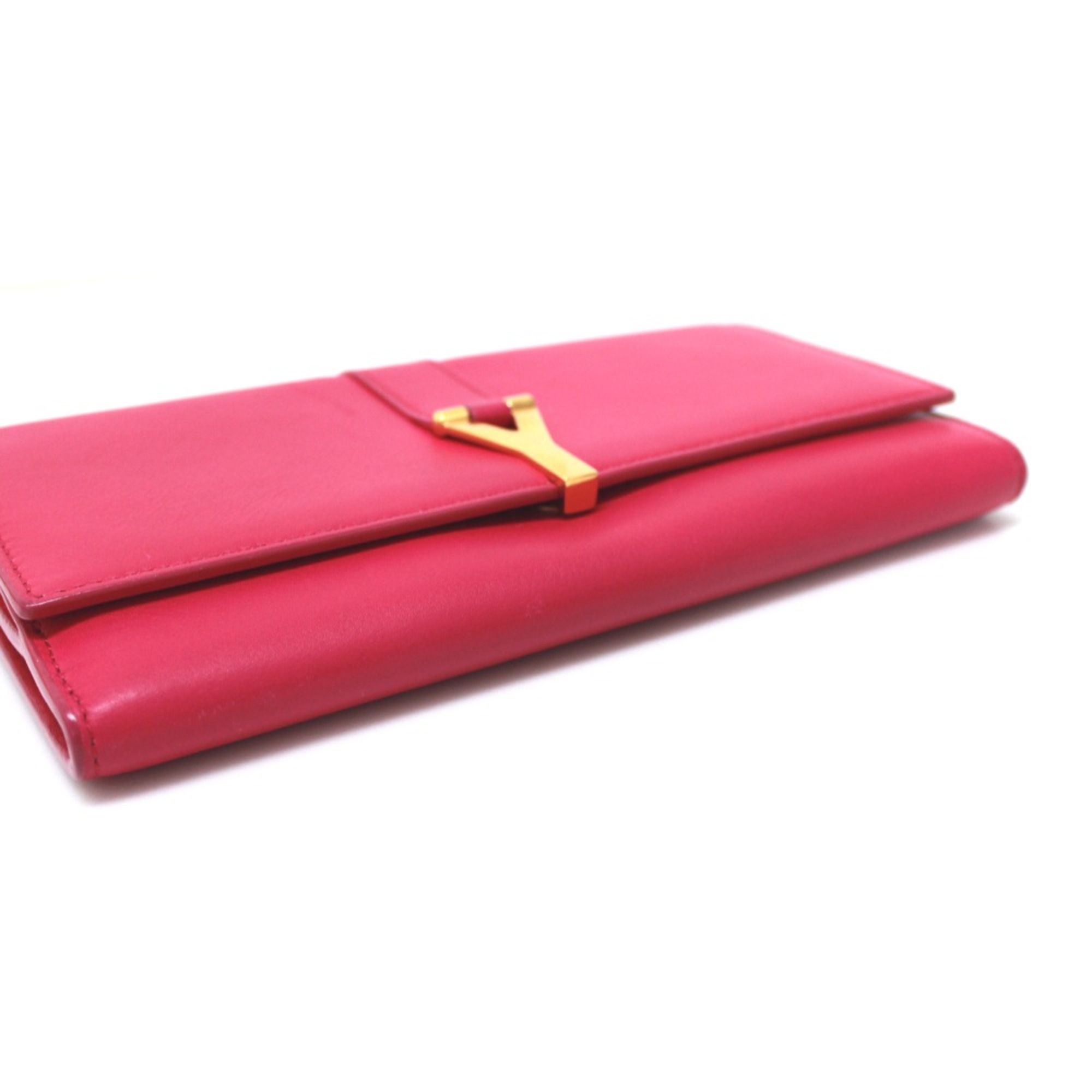 Leather Long Wallet (Bi-Fold) (Pre-Owned) - Saint Laurent - Modalova