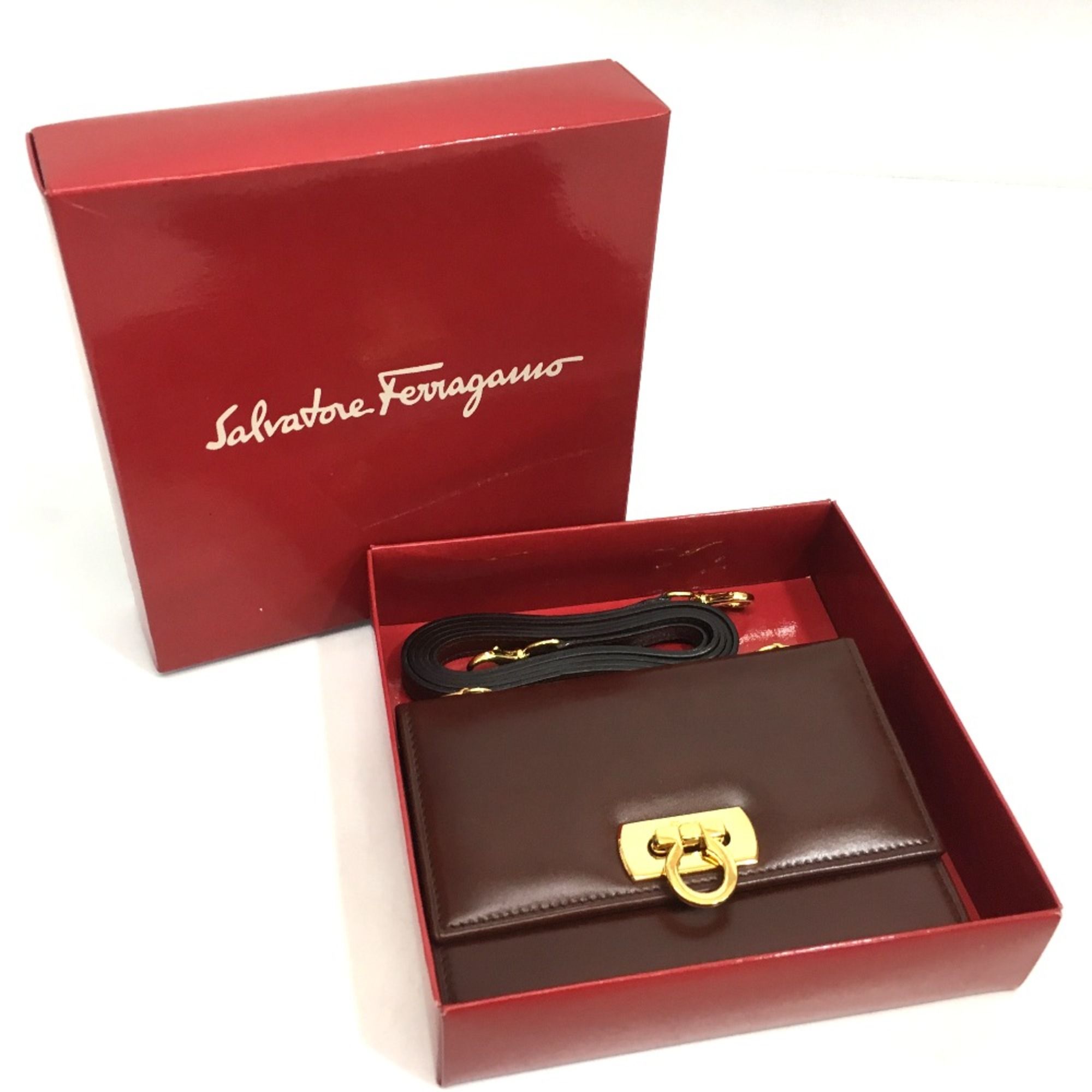 Leather Shoulder Bag (Pre-Owned) - Salvatore Ferragamo - Modalova