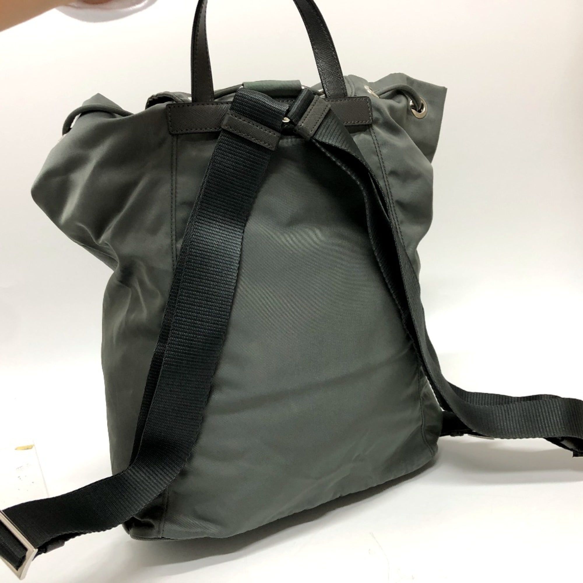 Leather Backpack (Pre-Owned) - Prada - Modalova