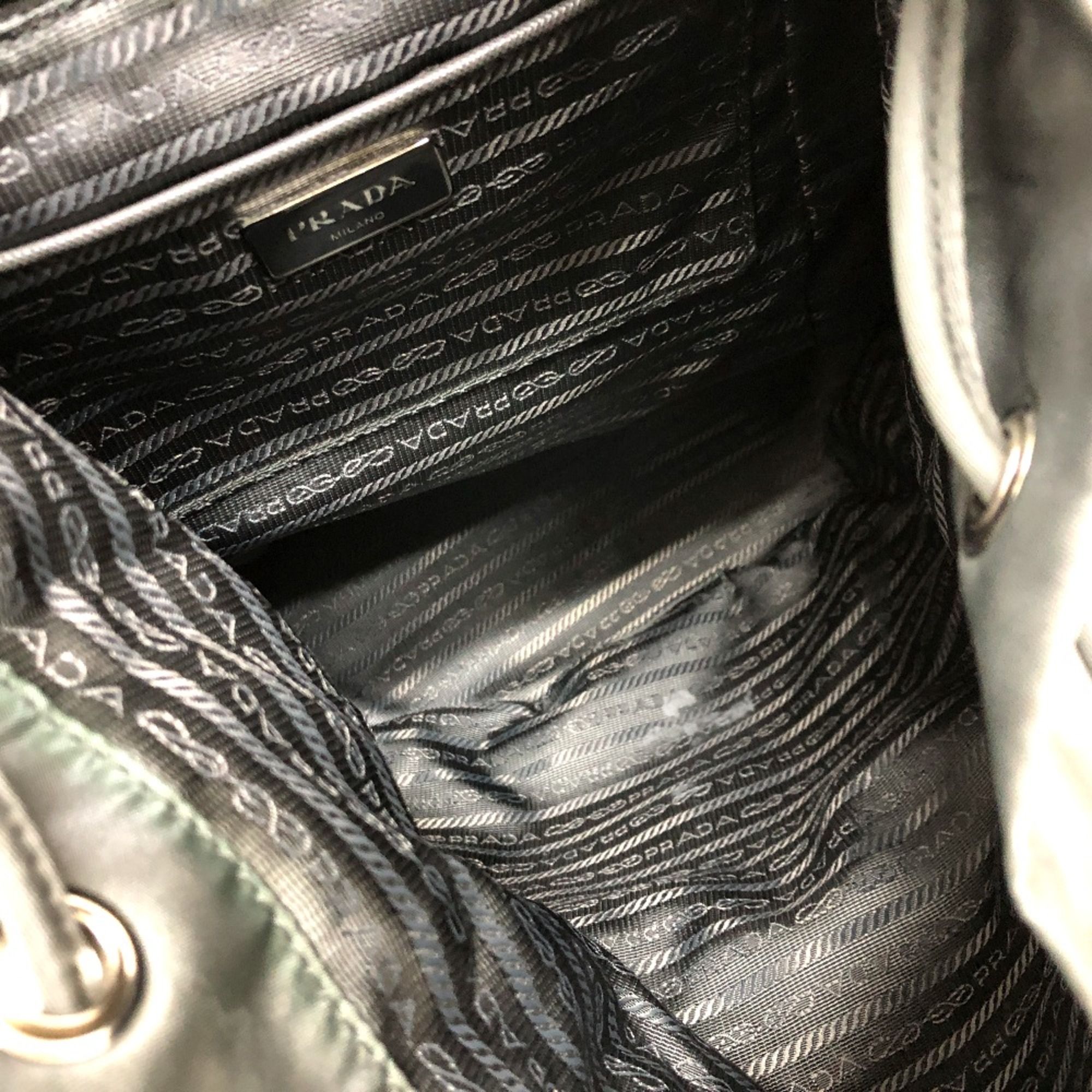 Leather Backpack (Pre-Owned) - Prada - Modalova