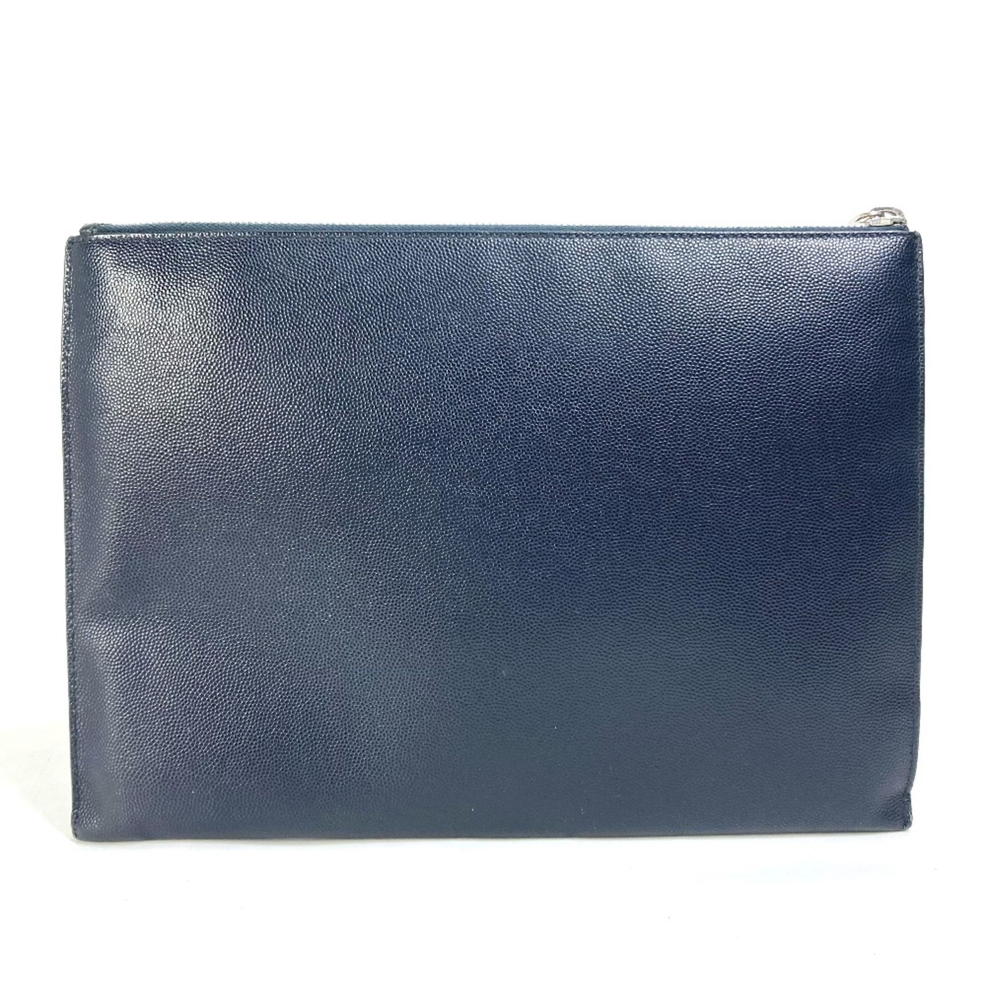 Leather Clutch Bag (Pre-Owned) - Saint Laurent - Modalova