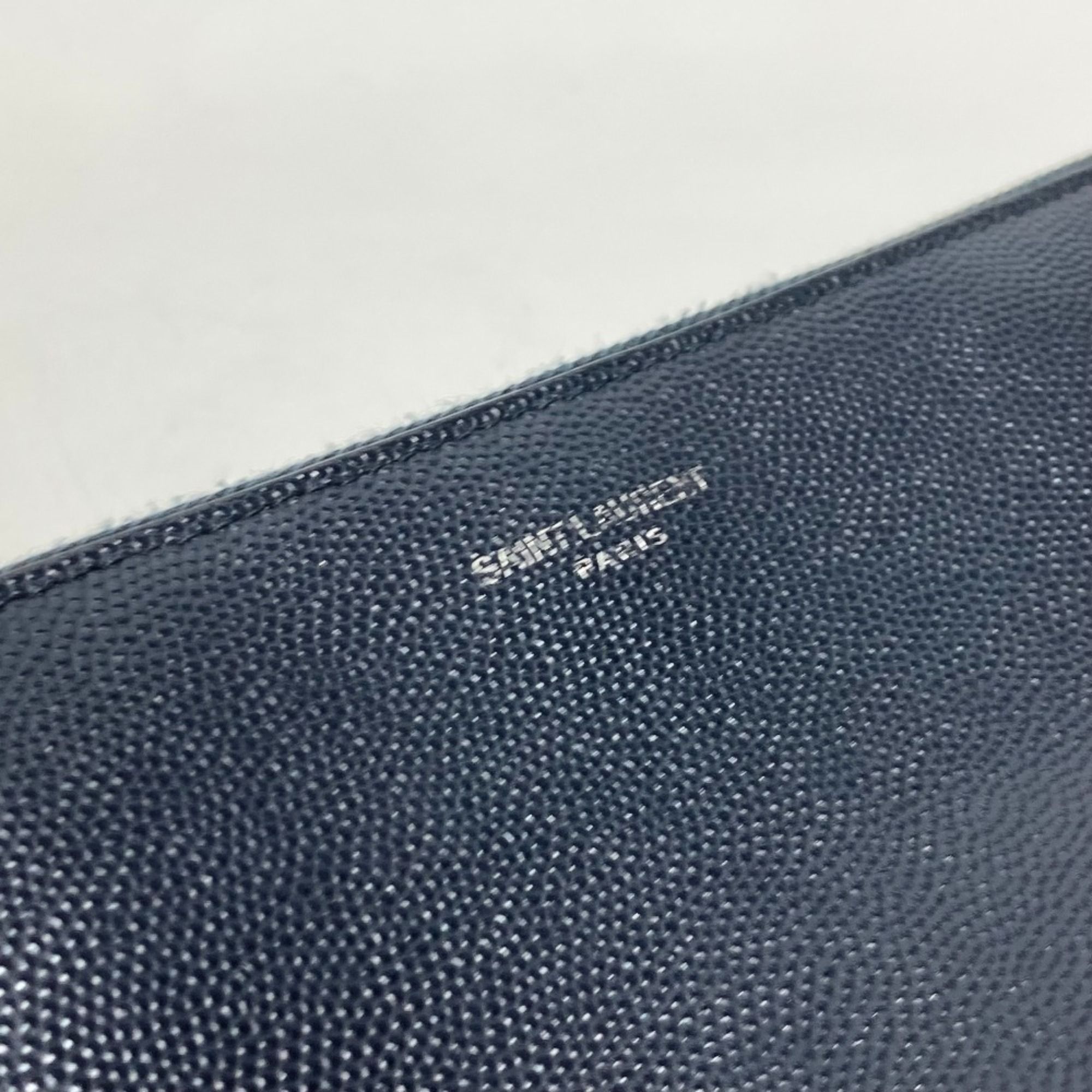 Leather Clutch Bag (Pre-Owned) - Saint Laurent - Modalova