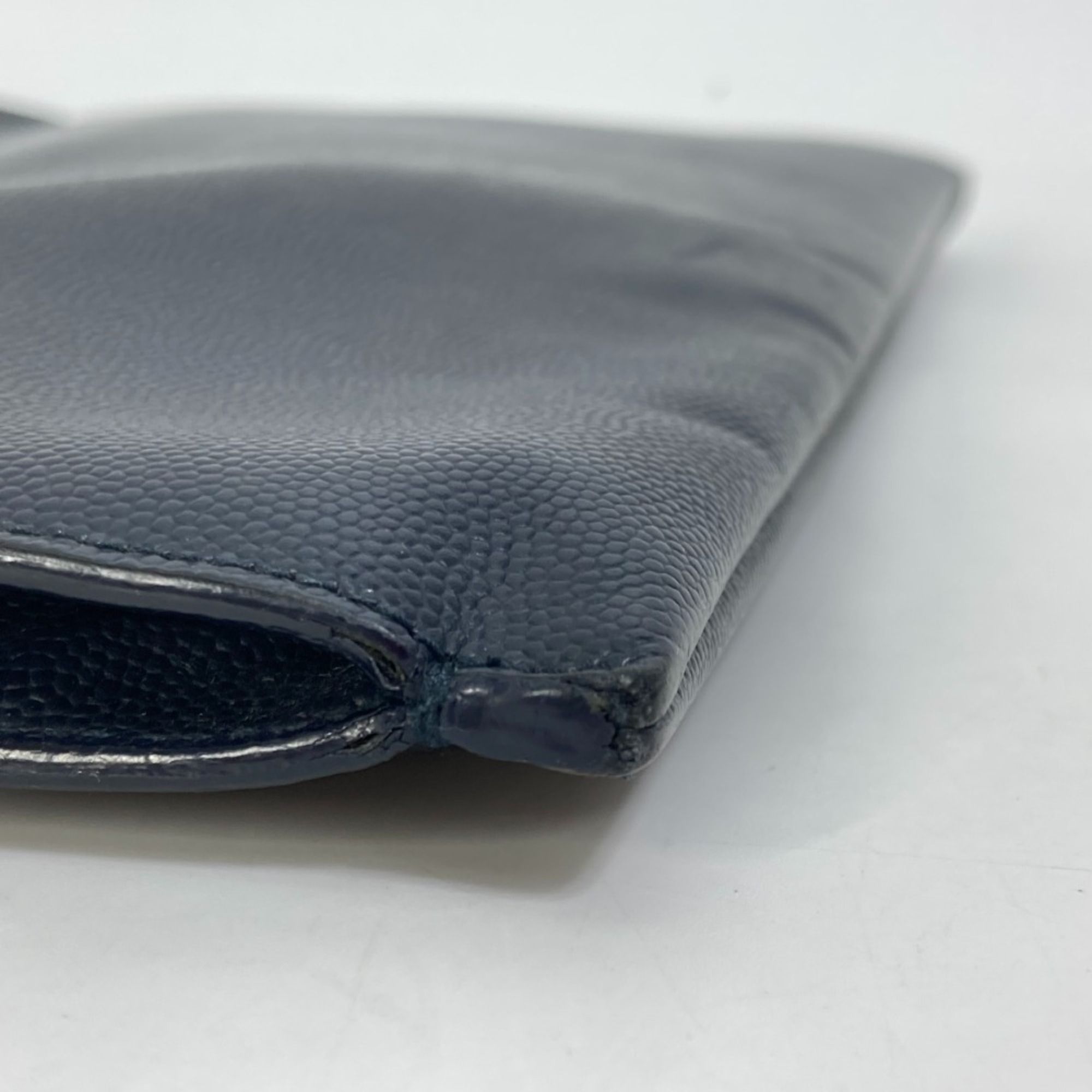 Leather Clutch Bag (Pre-Owned) - Saint Laurent - Modalova