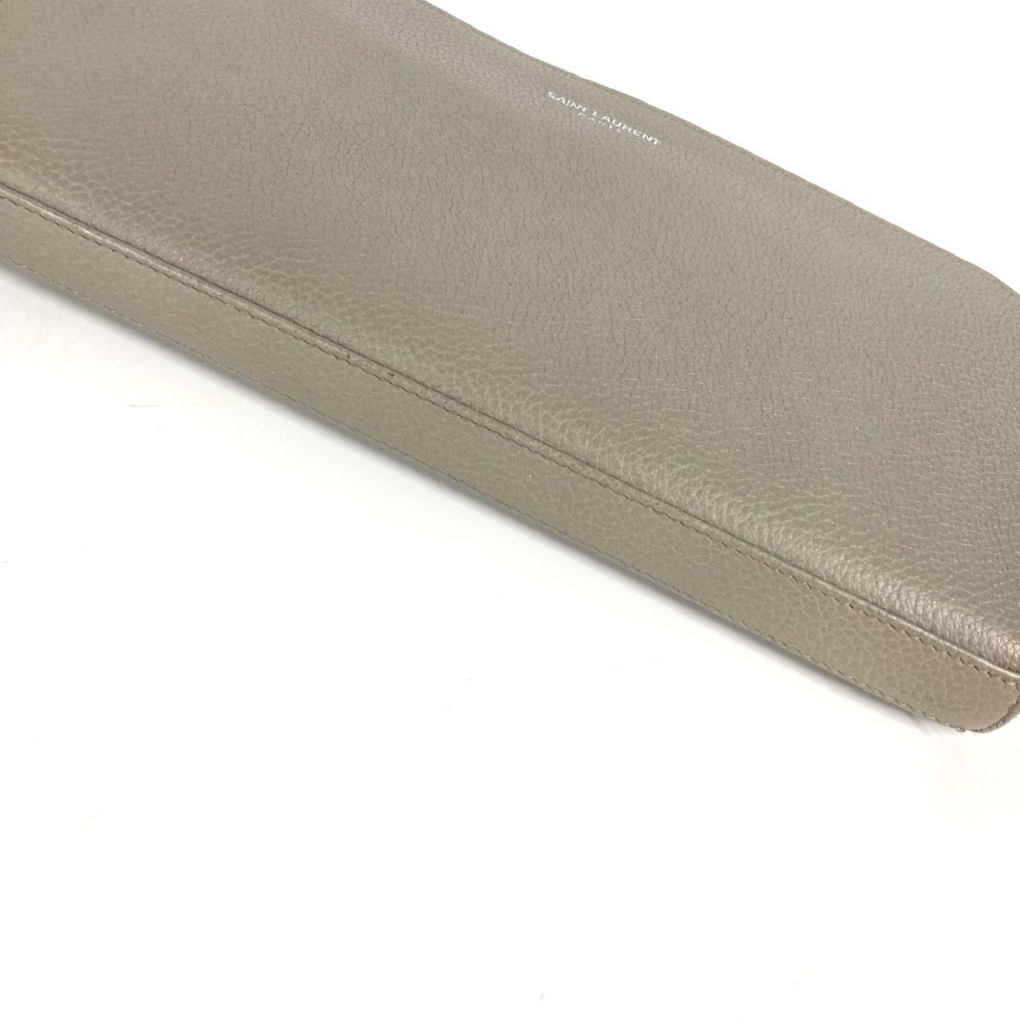 Leather Long Wallet (Bi-Fold) (Pre-Owned) - Saint Laurent - Modalova