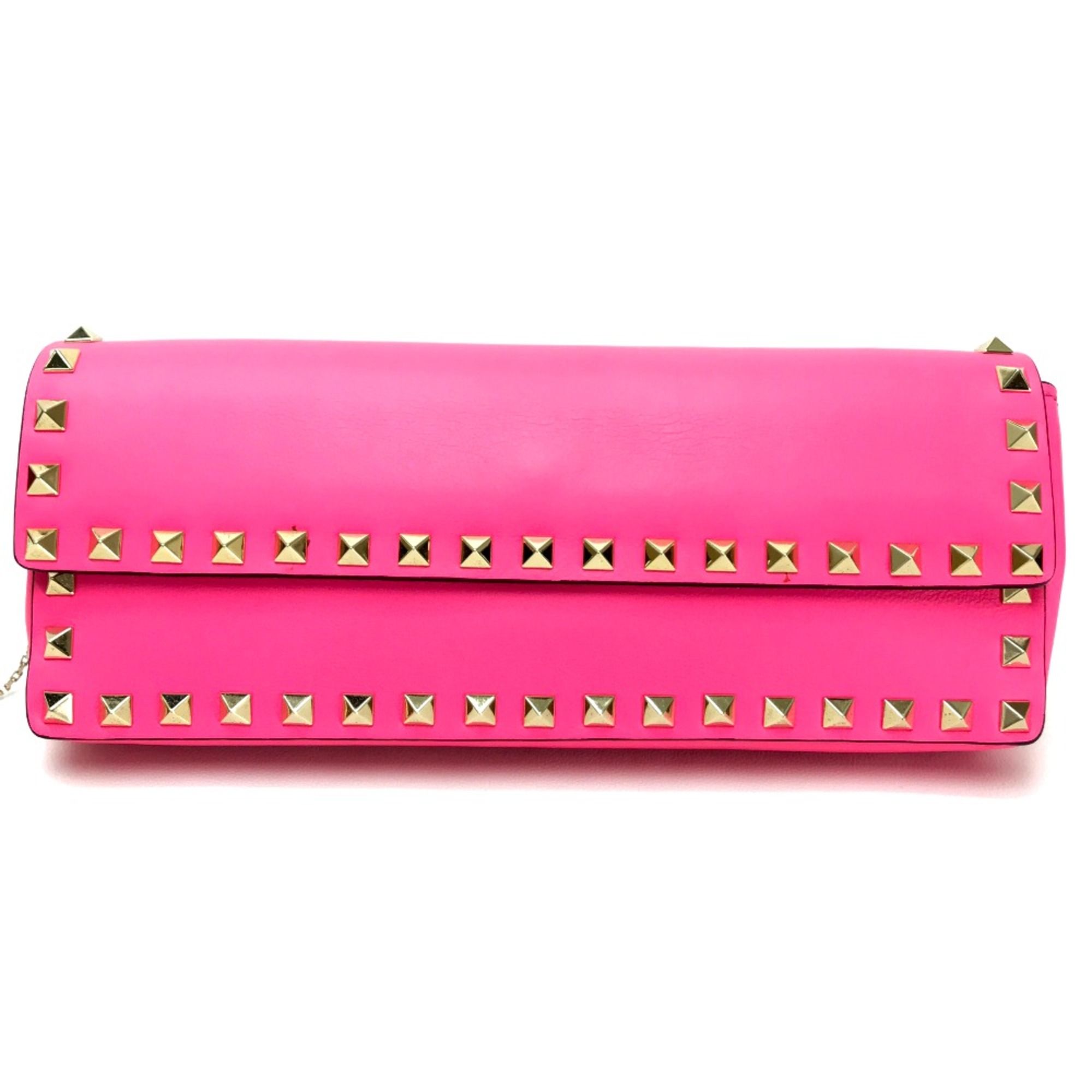 Leather Clutch Bag (Pre-Owned) - Valentino Garavani - Modalova