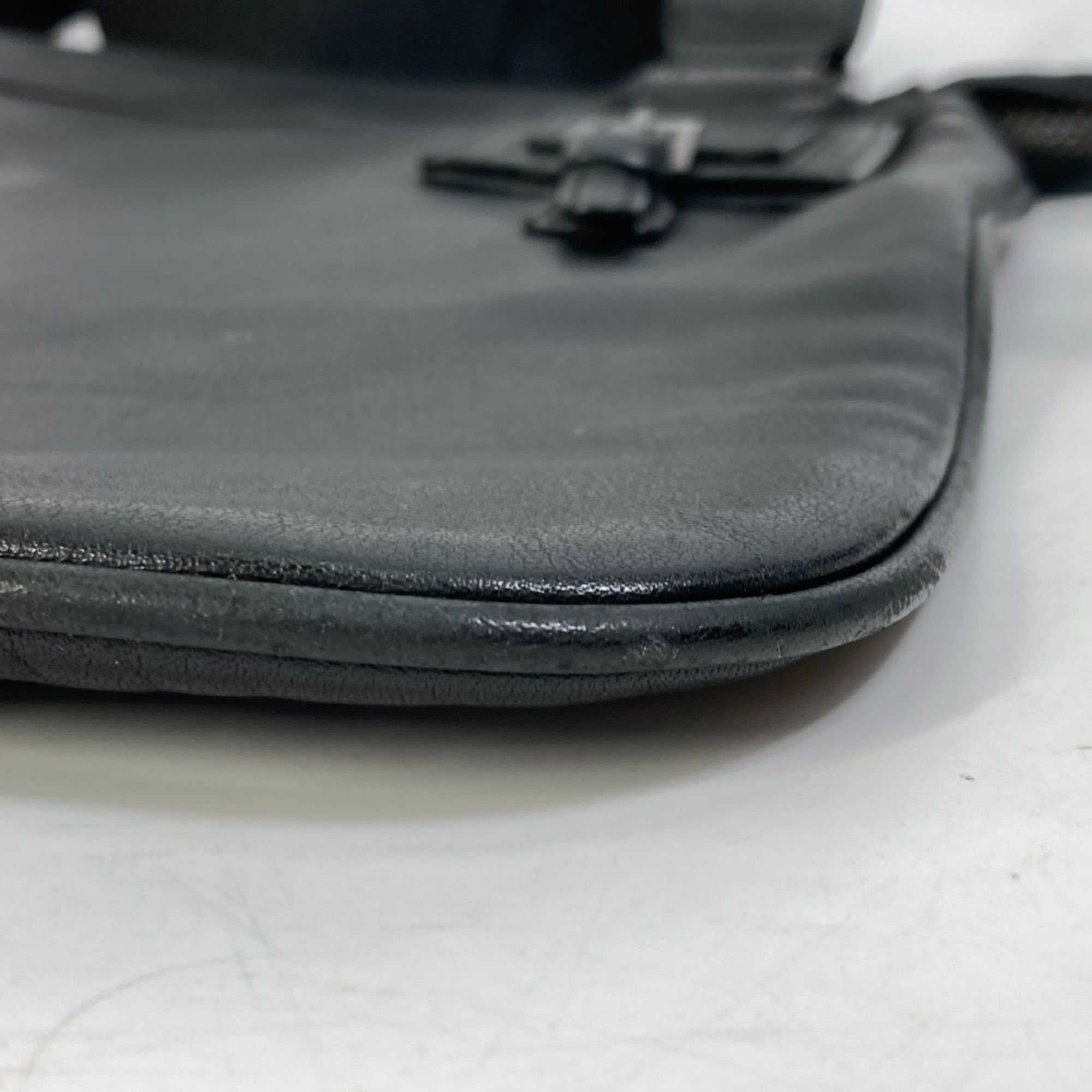 Leather Shoulder Bag (Pre-Owned) - Versace - Modalova