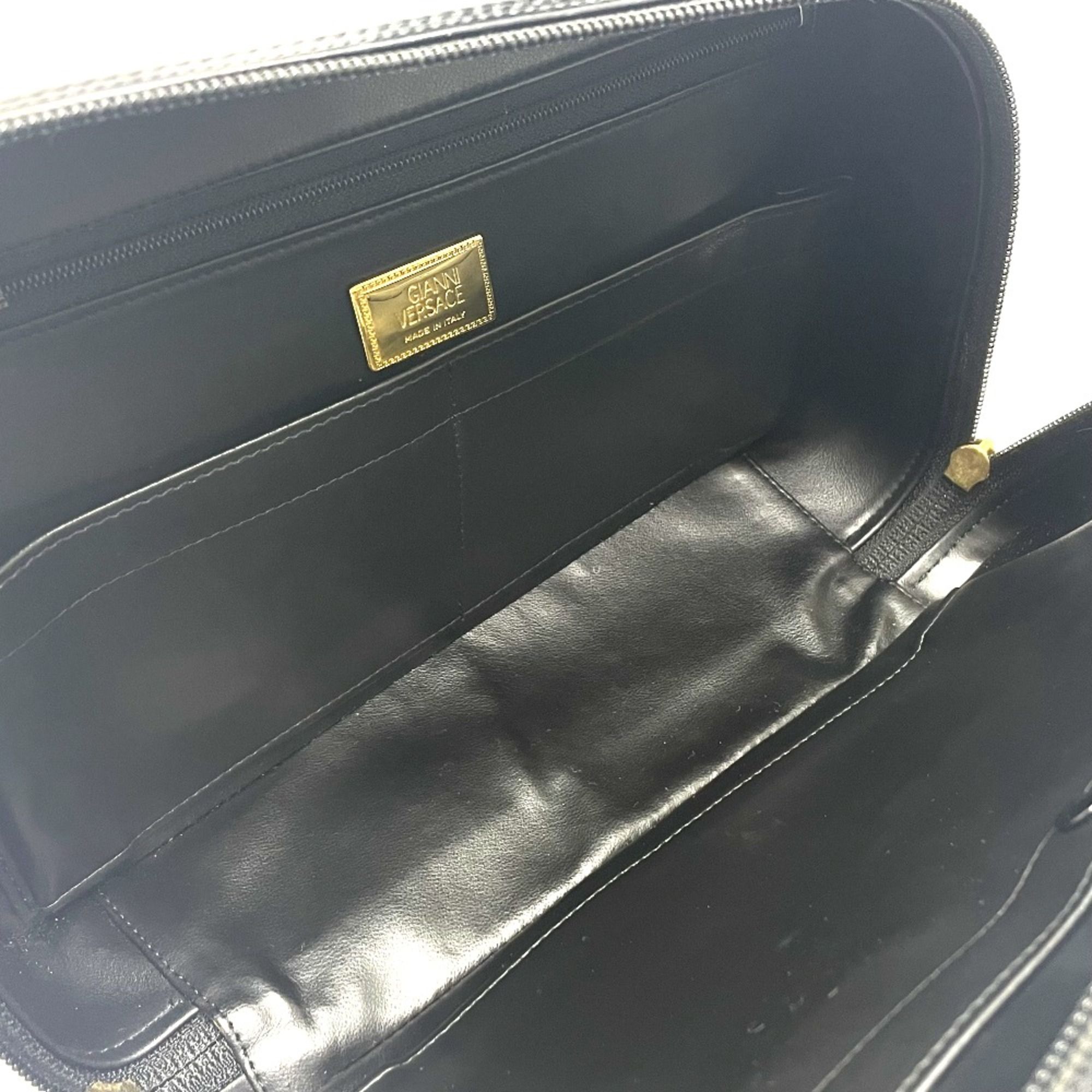 Leather Handbag (Pre-Owned) - Versace - Modalova