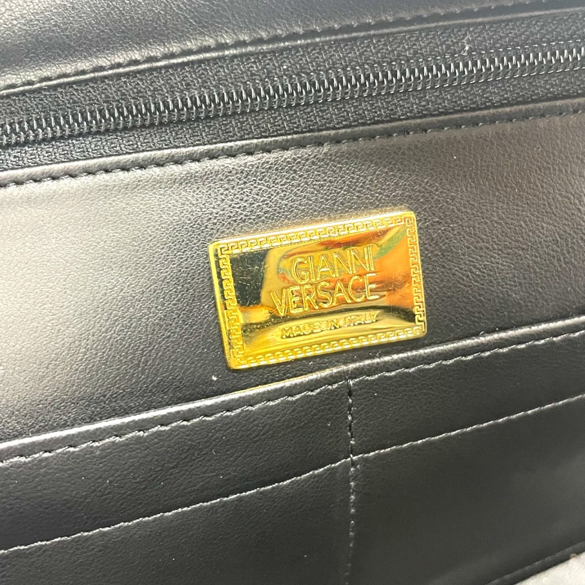 Leather Handbag (Pre-Owned) - Versace - Modalova