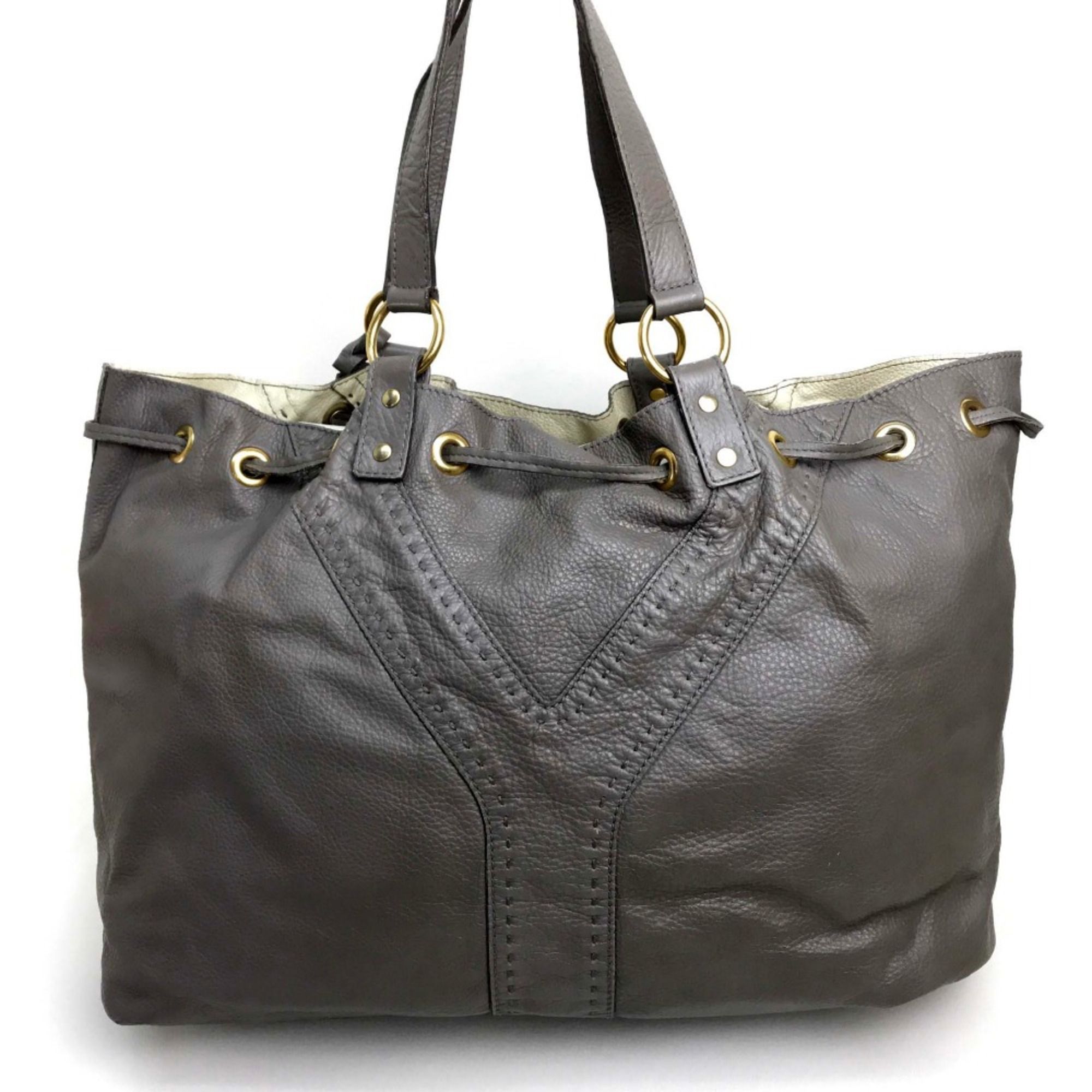 Leather Tote Bag (Pre-Owned) - Yves Saint Laurent - Modalova