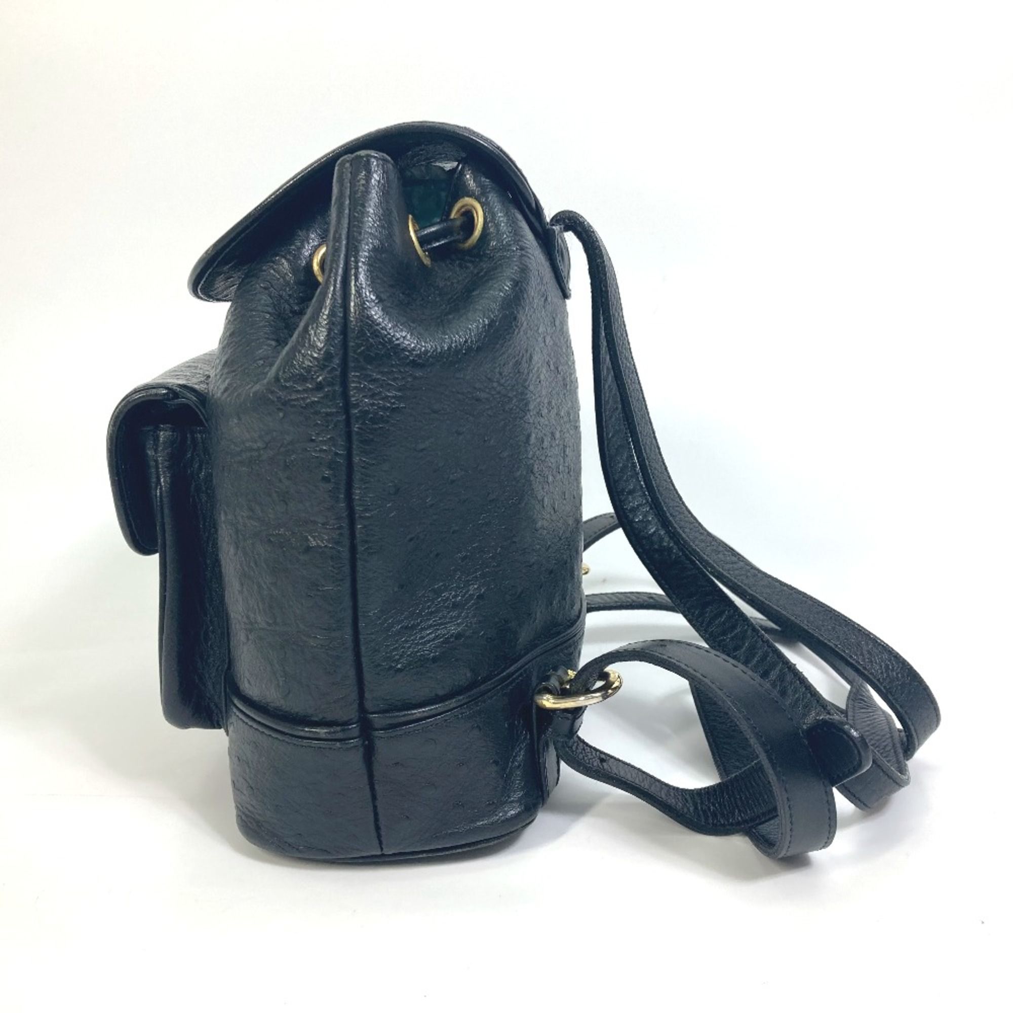 Leather Backpack (Pre-Owned) - Versace - Modalova