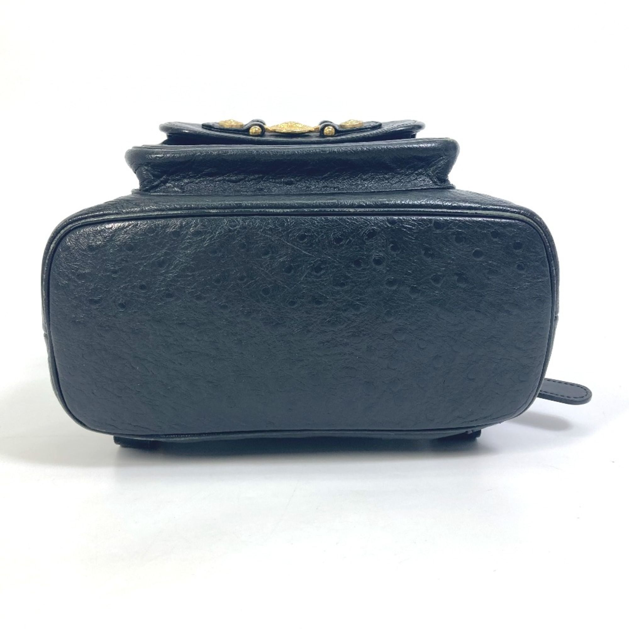 Leather Backpack (Pre-Owned) - Versace - Modalova