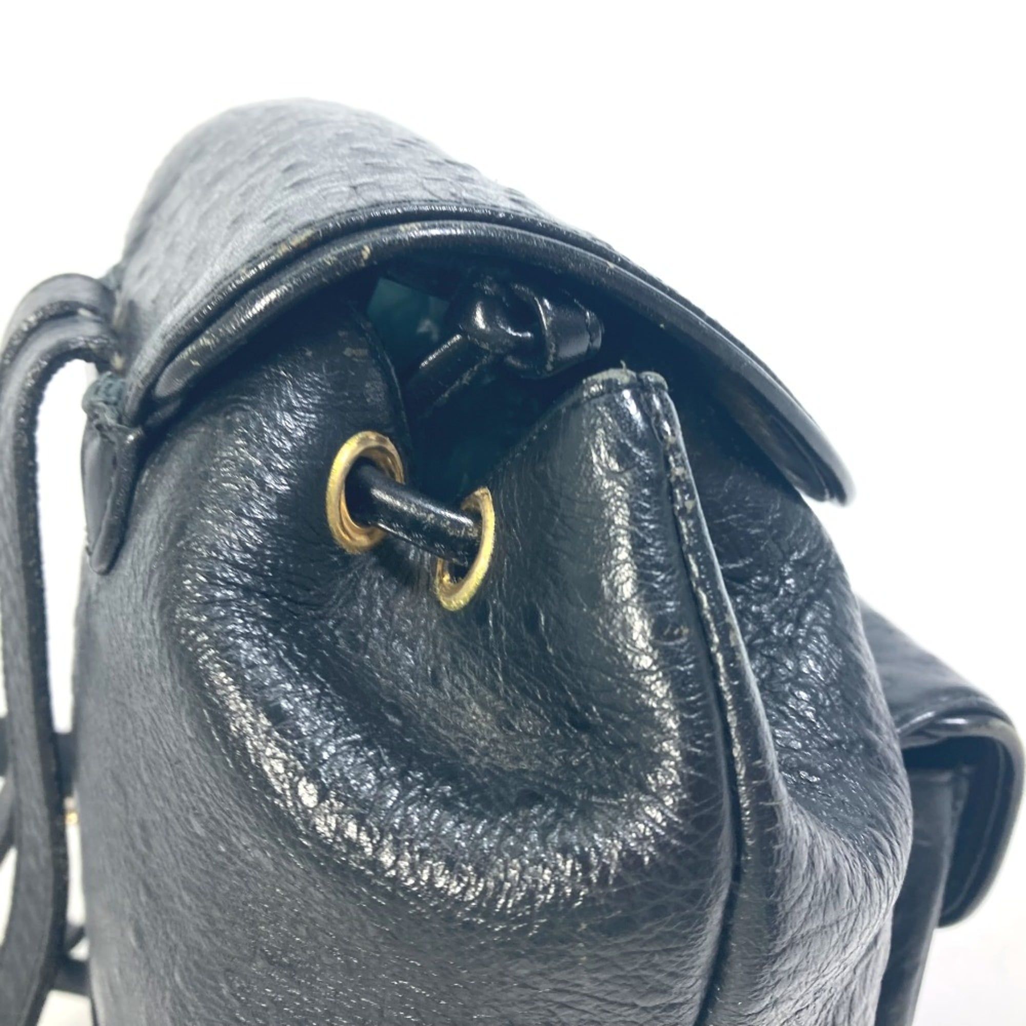 Leather Backpack (Pre-Owned) - Versace - Modalova