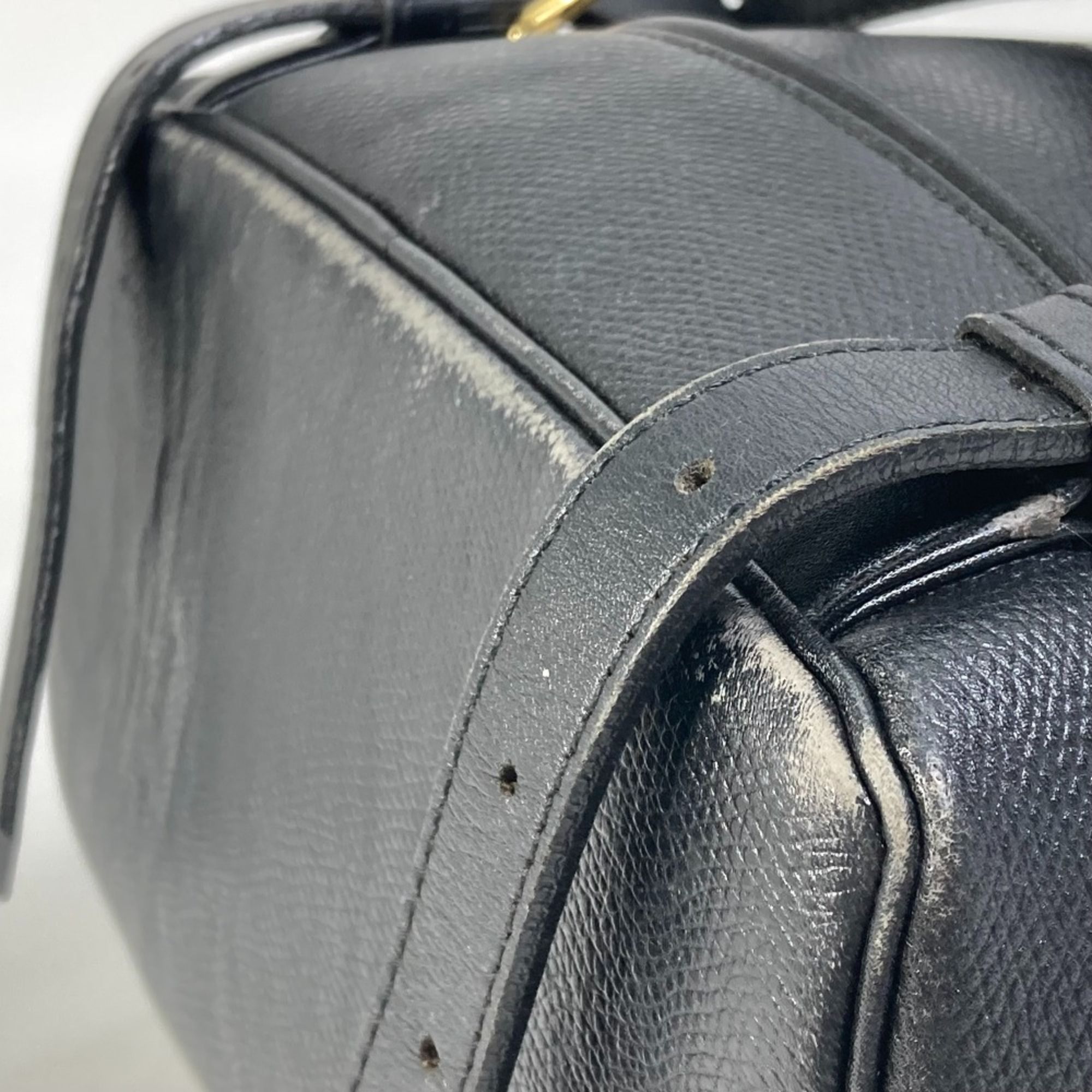Leather Backpack (Pre-Owned) - Versace - Modalova