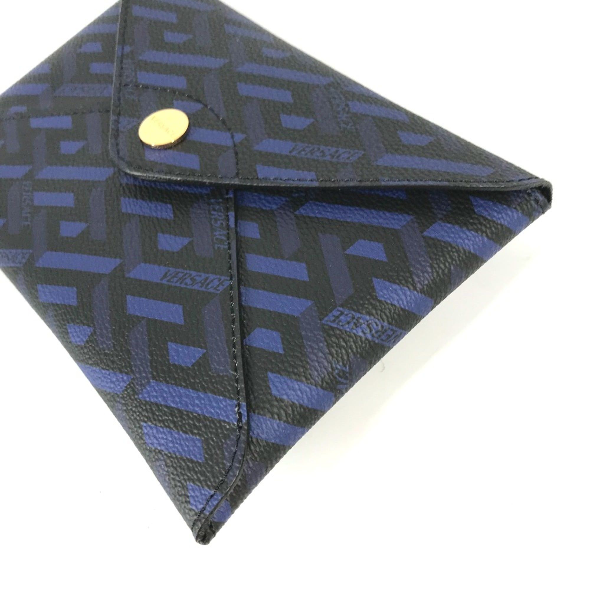 Leather Pouch (Pre-Owned) - Versace - Modalova