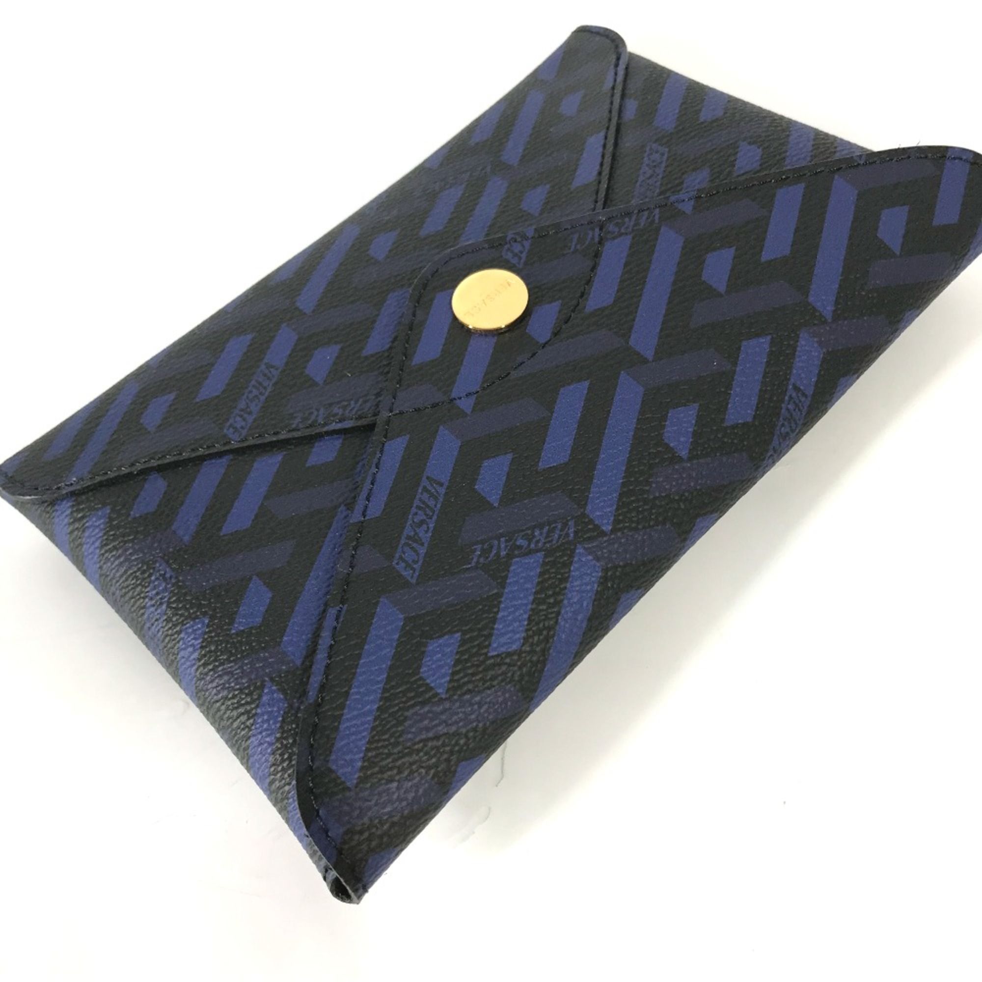 Leather Pouch (Pre-Owned) - Versace - Modalova