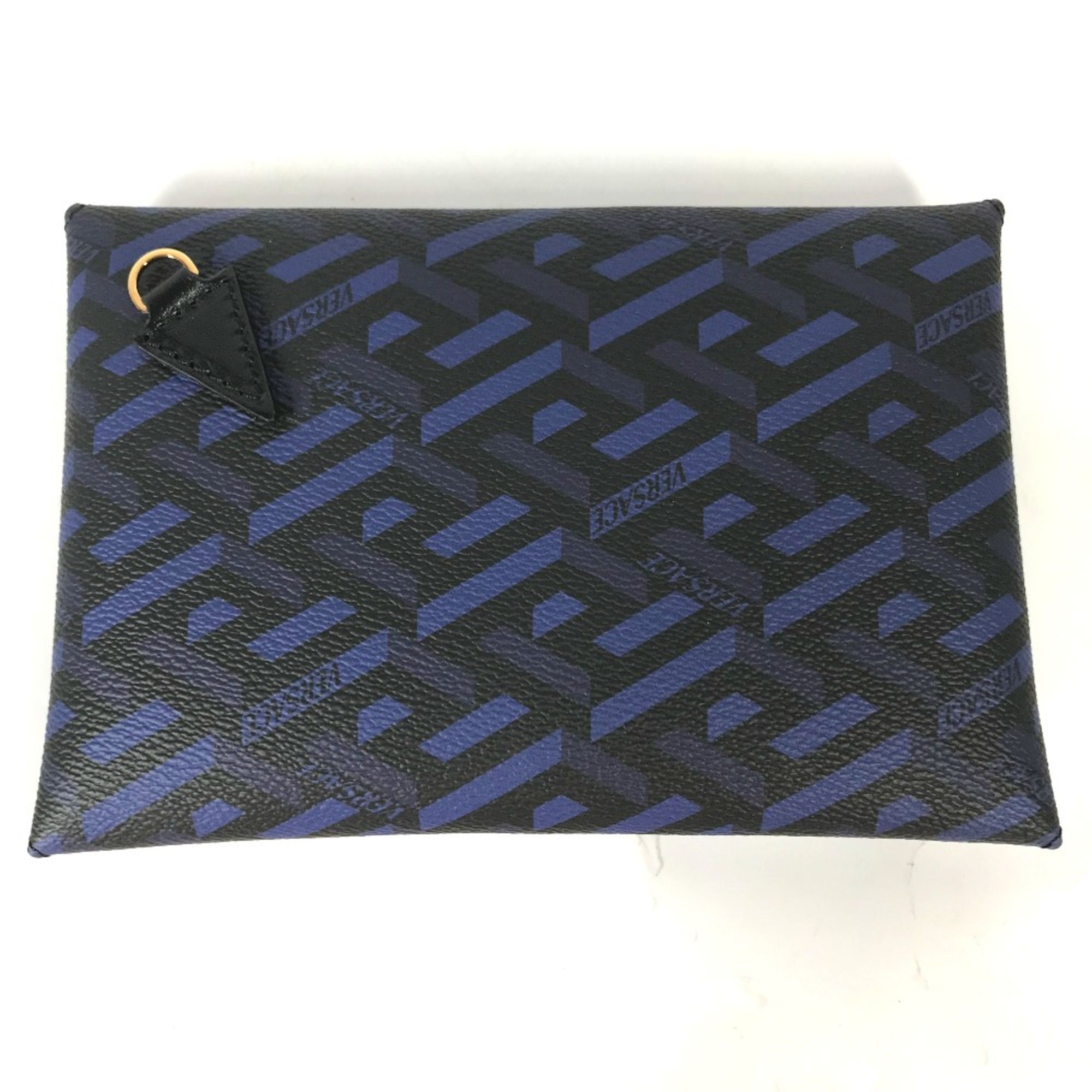 Leather Pouch (Pre-Owned) - Versace - Modalova