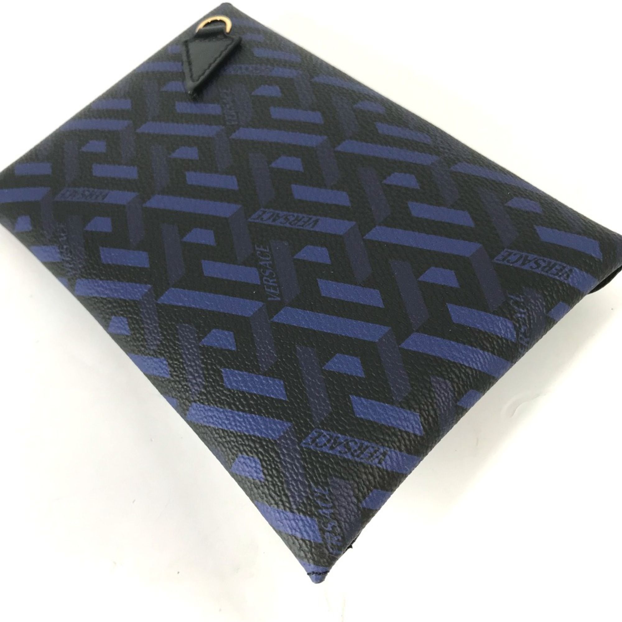 Leather Pouch (Pre-Owned) - Versace - Modalova