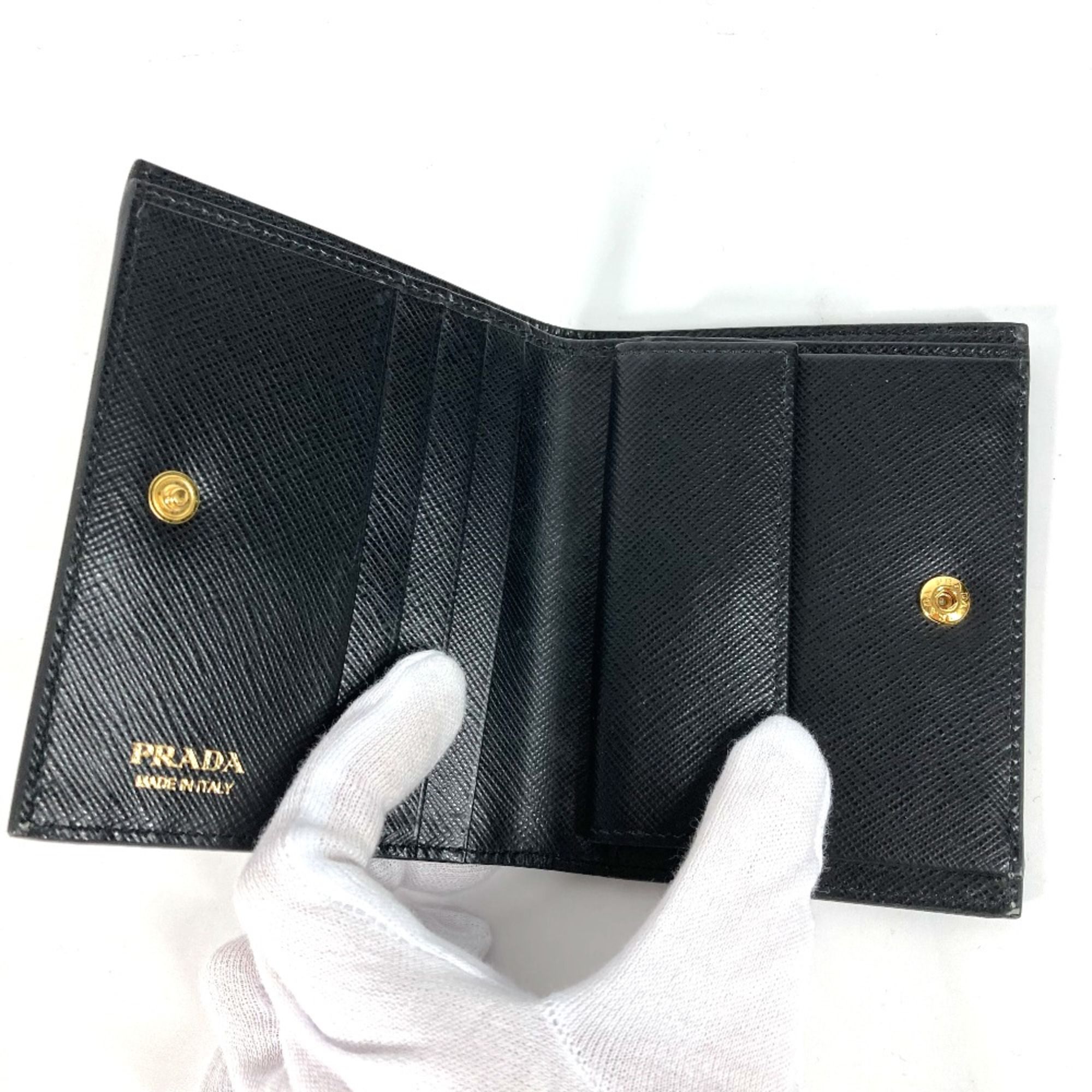 Leather Wallet (Bi-Fold) (Pre-Owned) - Prada - Modalova