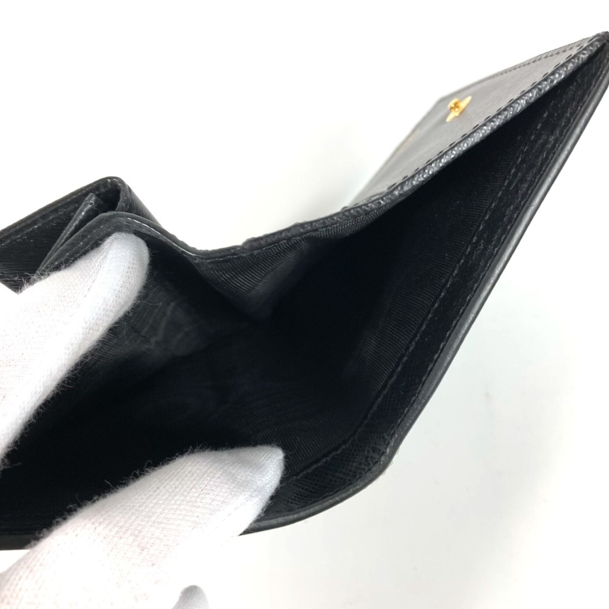 Leather Wallet (Bi-Fold) (Pre-Owned) - Prada - Modalova