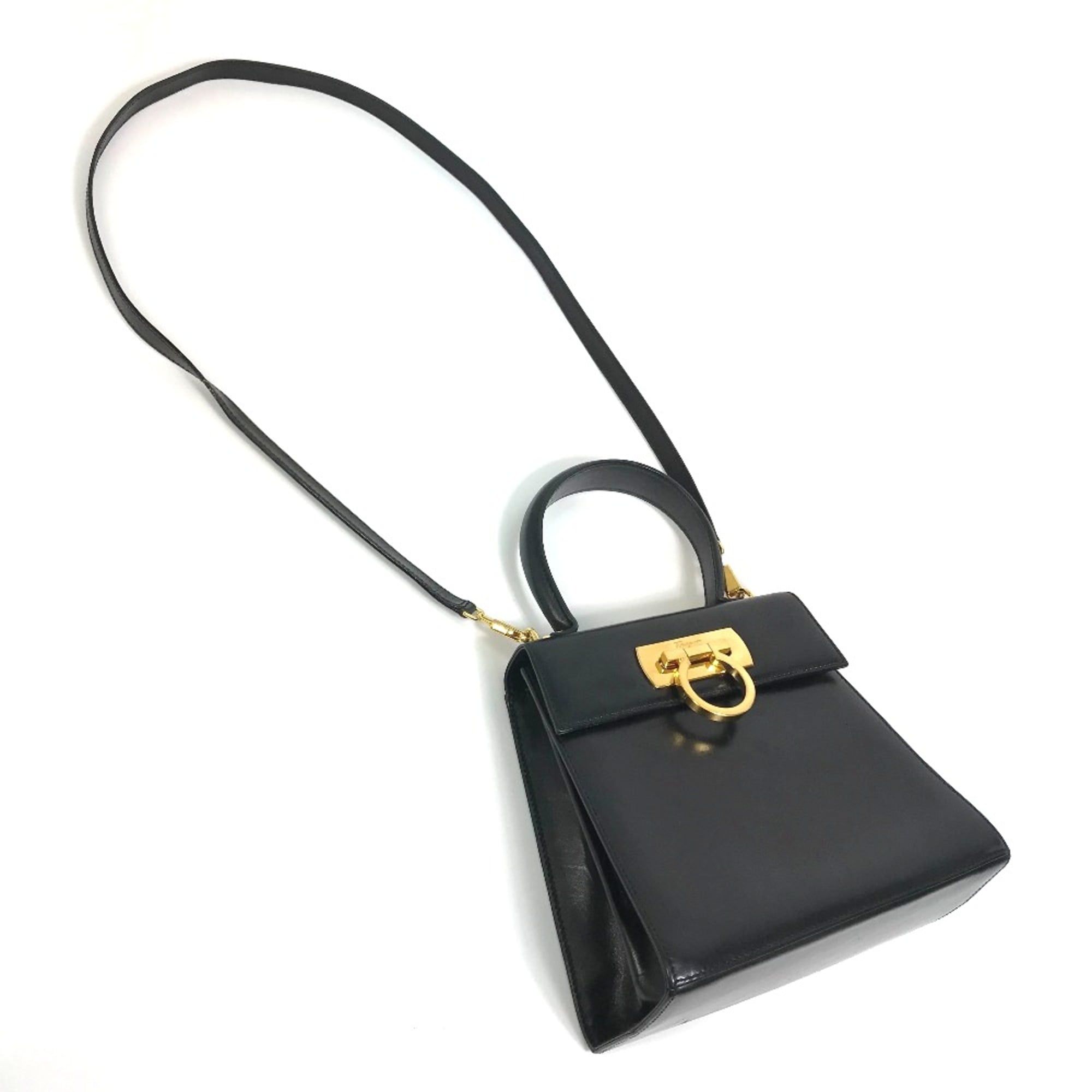 Leather Shoulder Bag (Pre-Owned) - Salvatore Ferragamo - Modalova