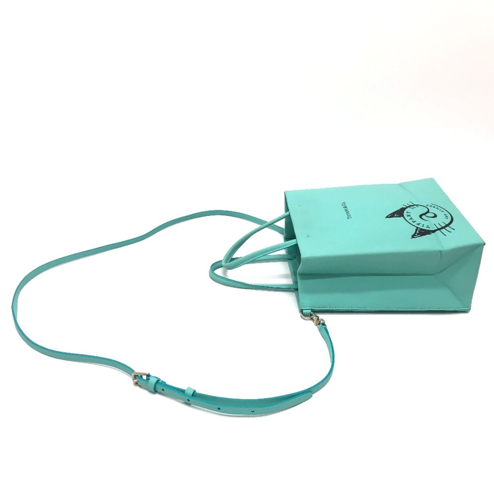 Leather Shoulder Bag (Pre-Owned) - Tiffany - Modalova