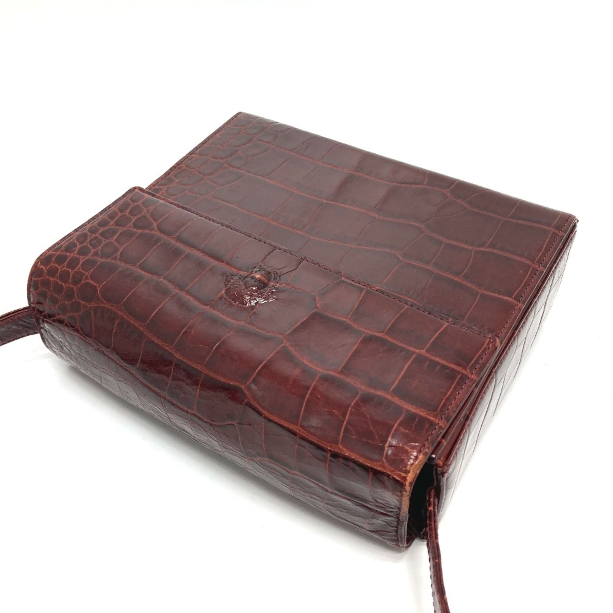 Leather Shoulder Bag (Pre-Owned) - Versace - Modalova