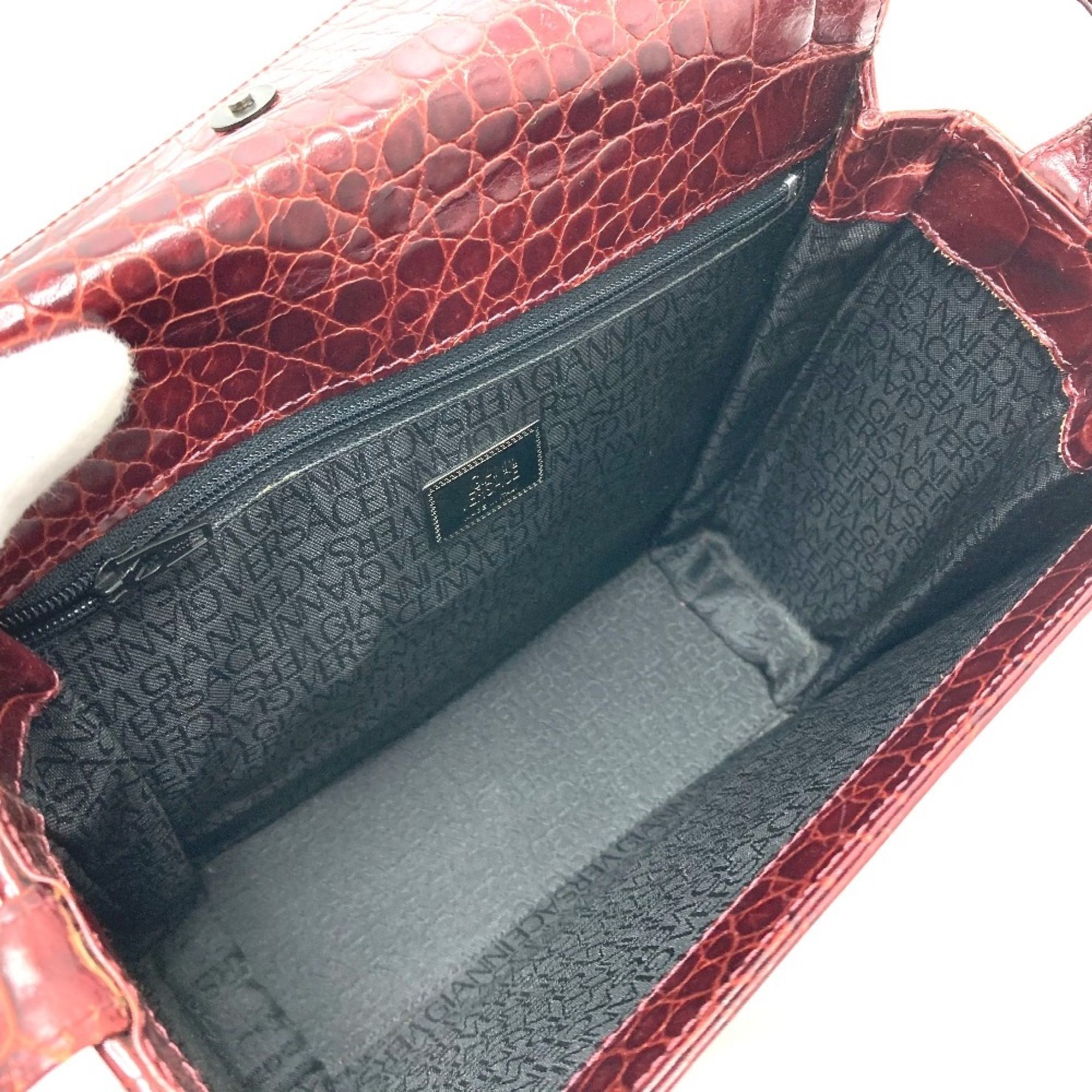 Leather Shoulder Bag (Pre-Owned) - Versace - Modalova
