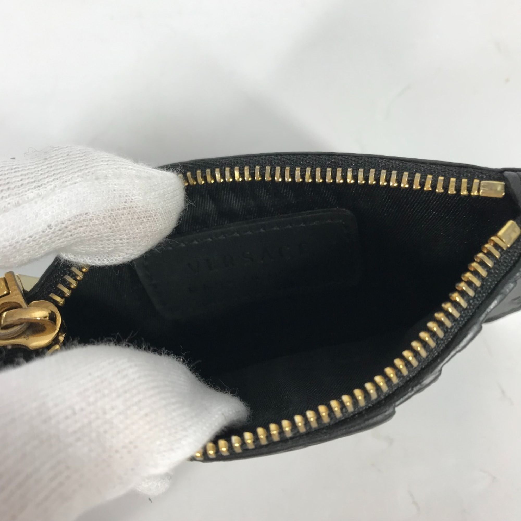 Leather Coin Purse/Coin Case (Pre-Owned) - Versace - Modalova