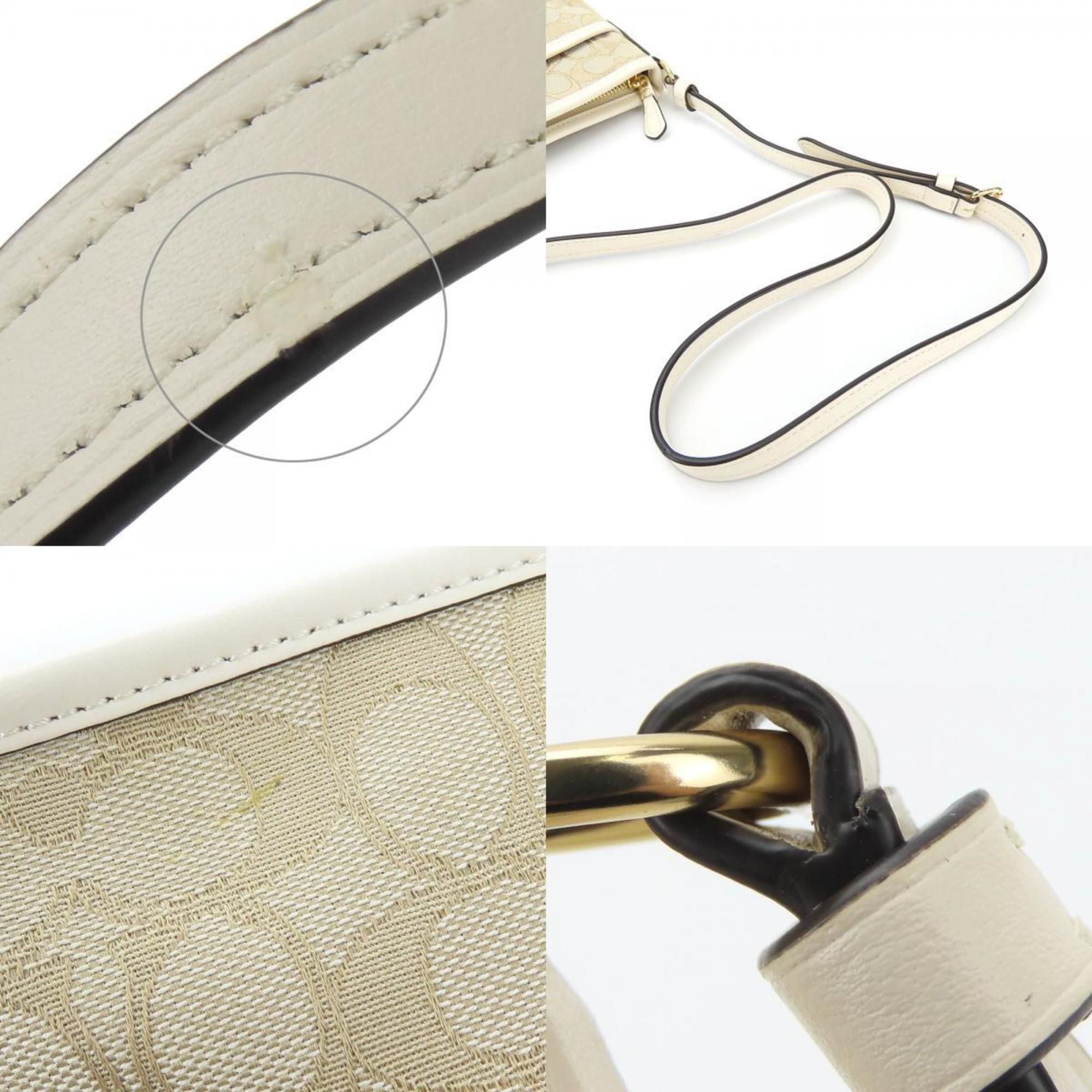 Canvas Leather Shoulder Bag (Pre-Owned) - Coach - Modalova