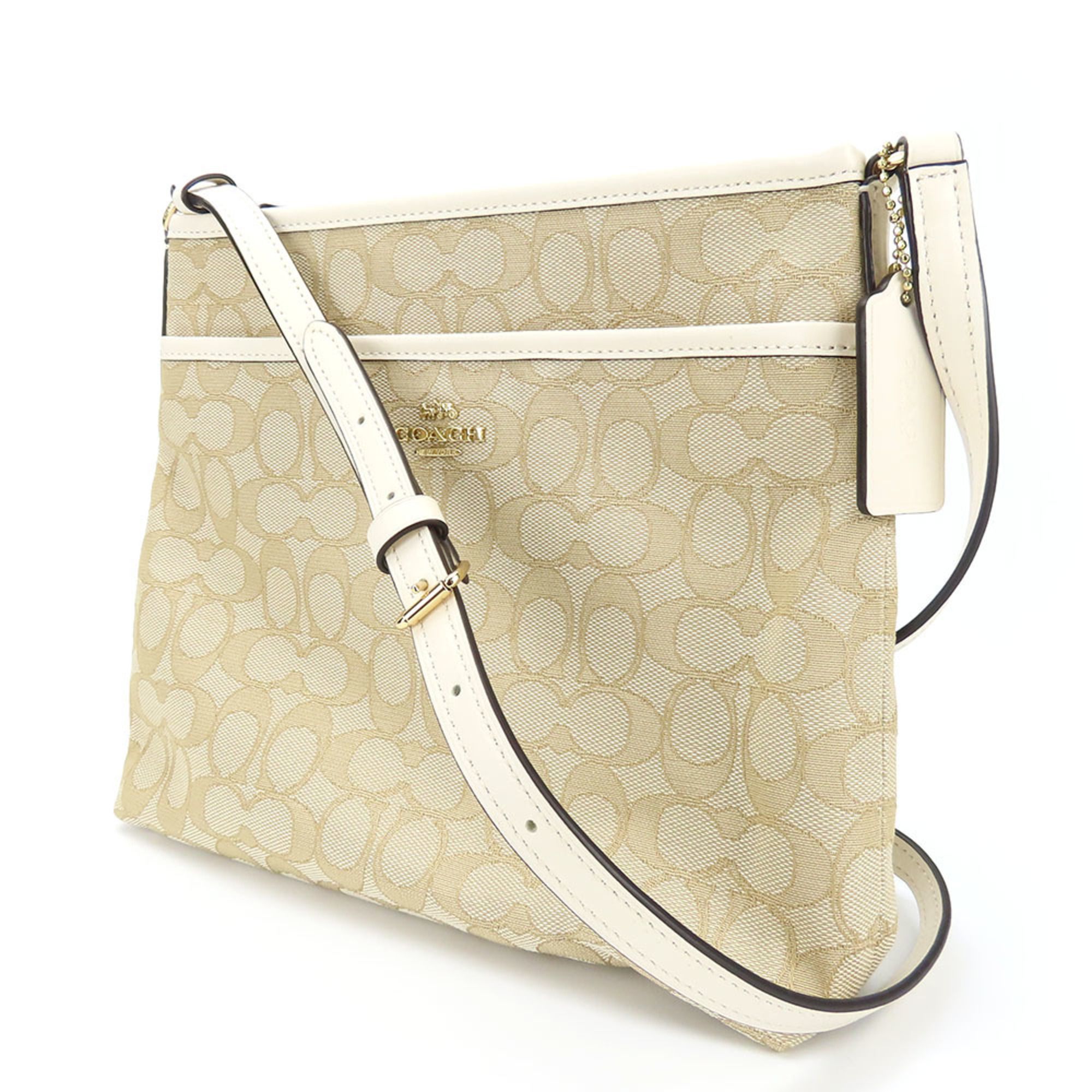 Canvas Leather Shoulder Bag (Pre-Owned) - Coach - Modalova