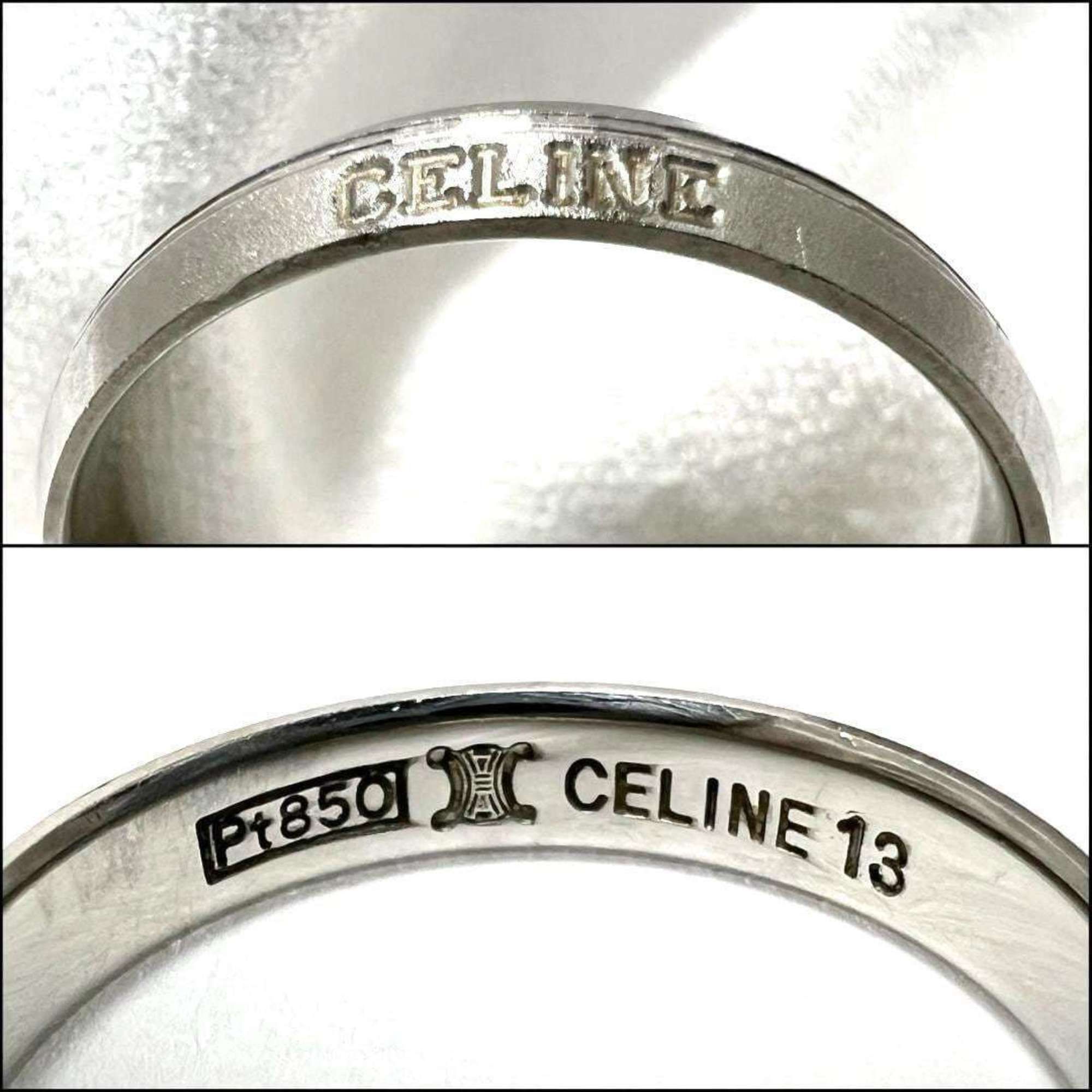 Platinum 850 Band Ring (Pre-Owned) - Celine - Modalova