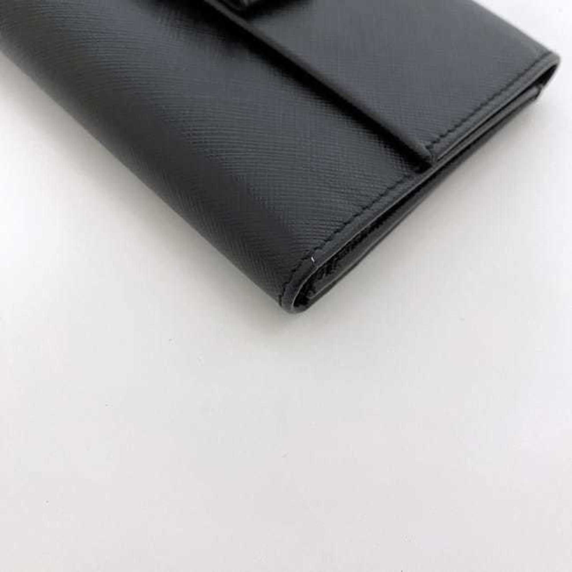 Leather Long Wallet (Tri-Fold) (Pre-Owned) - Salvatore Ferragamo - Modalova