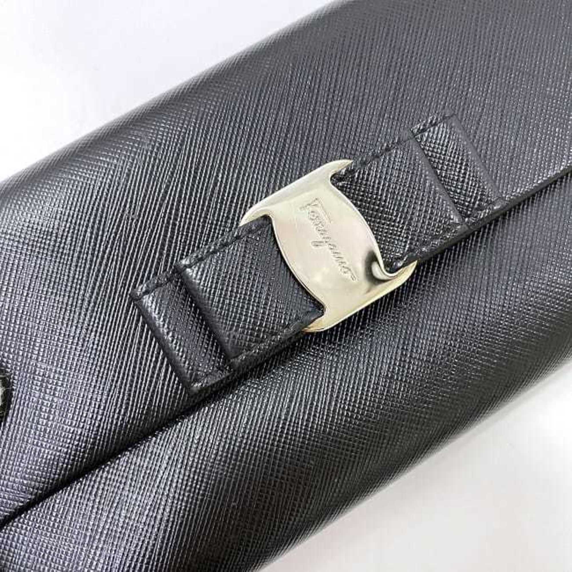 Leather Long Wallet (Tri-Fold) (Pre-Owned) - Salvatore Ferragamo - Modalova