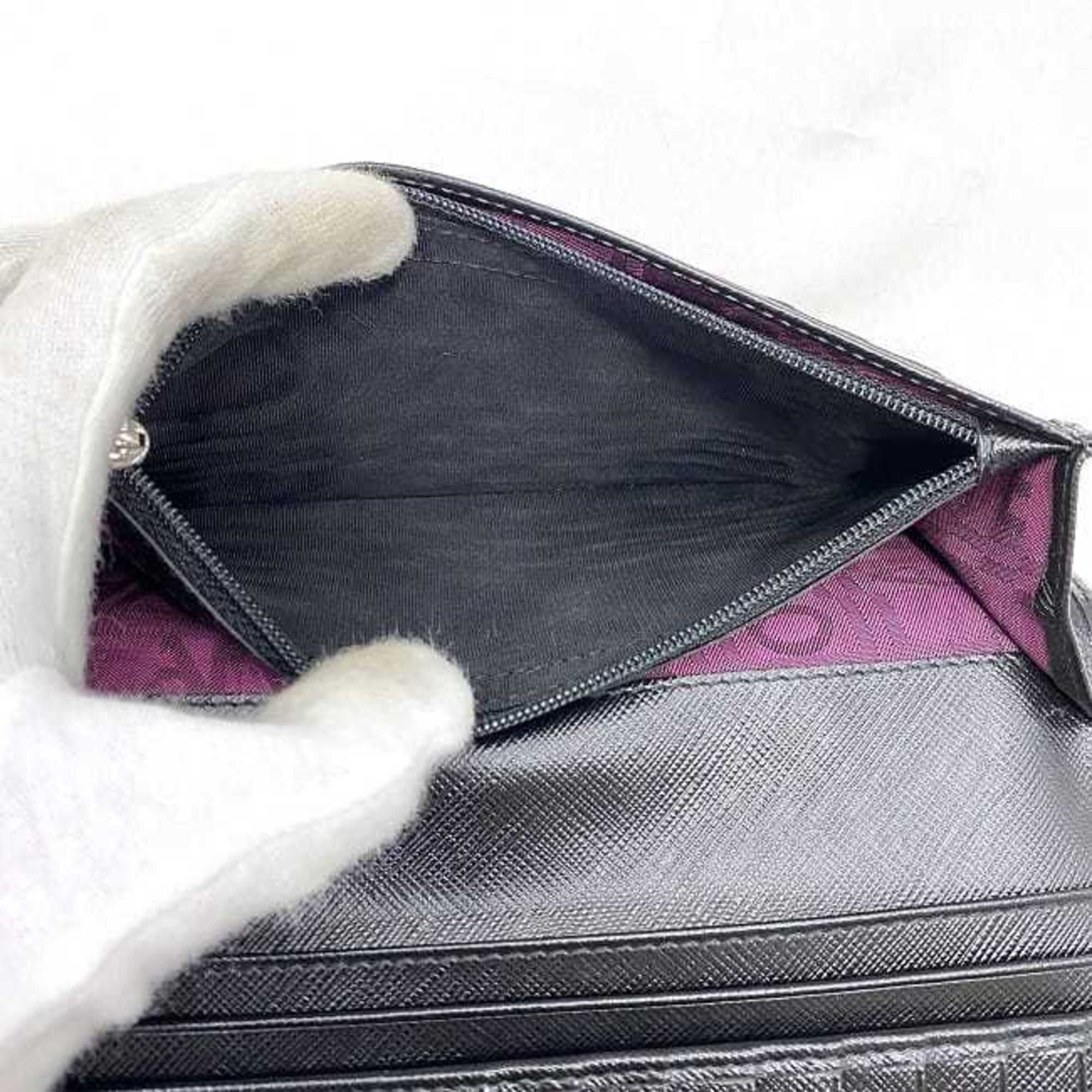 Leather Long Wallet (Tri-Fold) (Pre-Owned) - Salvatore Ferragamo - Modalova