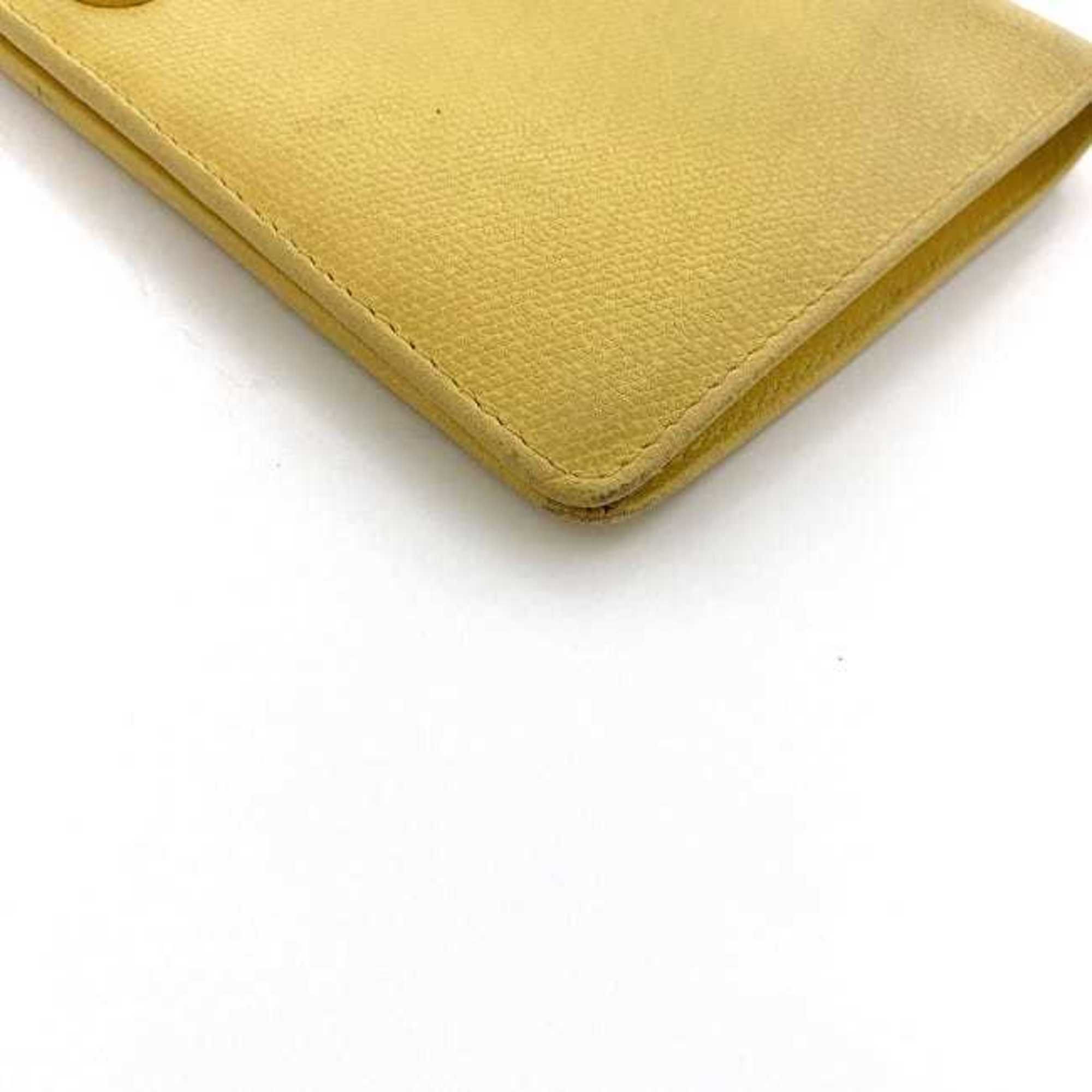 Leather Long Wallet (Bi-Fold) (Pre-Owned) - Chanel - Modalova