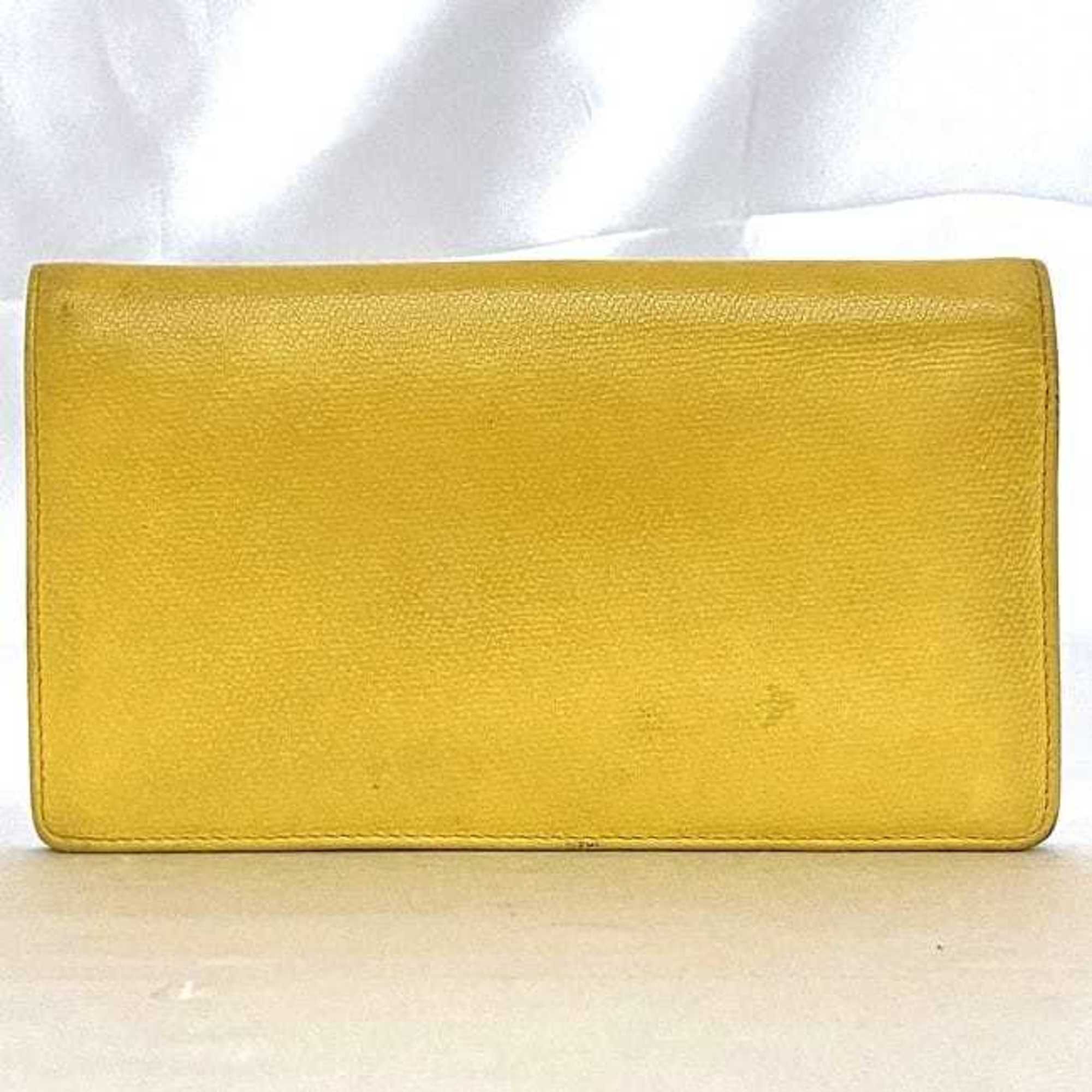 Leather Long Wallet (Bi-Fold) (Pre-Owned) - Chanel - Modalova