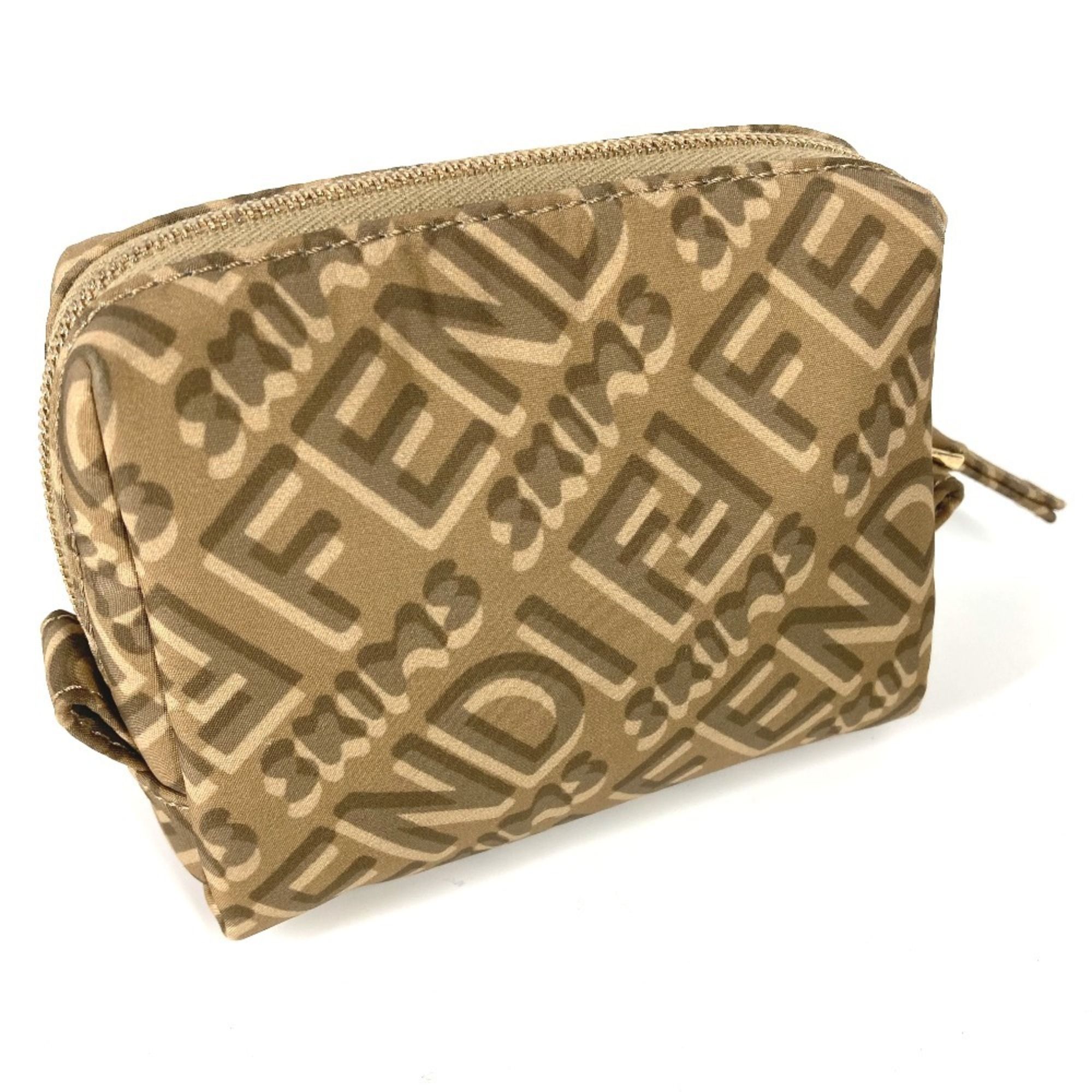Fendi Beige Nylon Pouch (Pre-Owned) - Fendi - Modalova