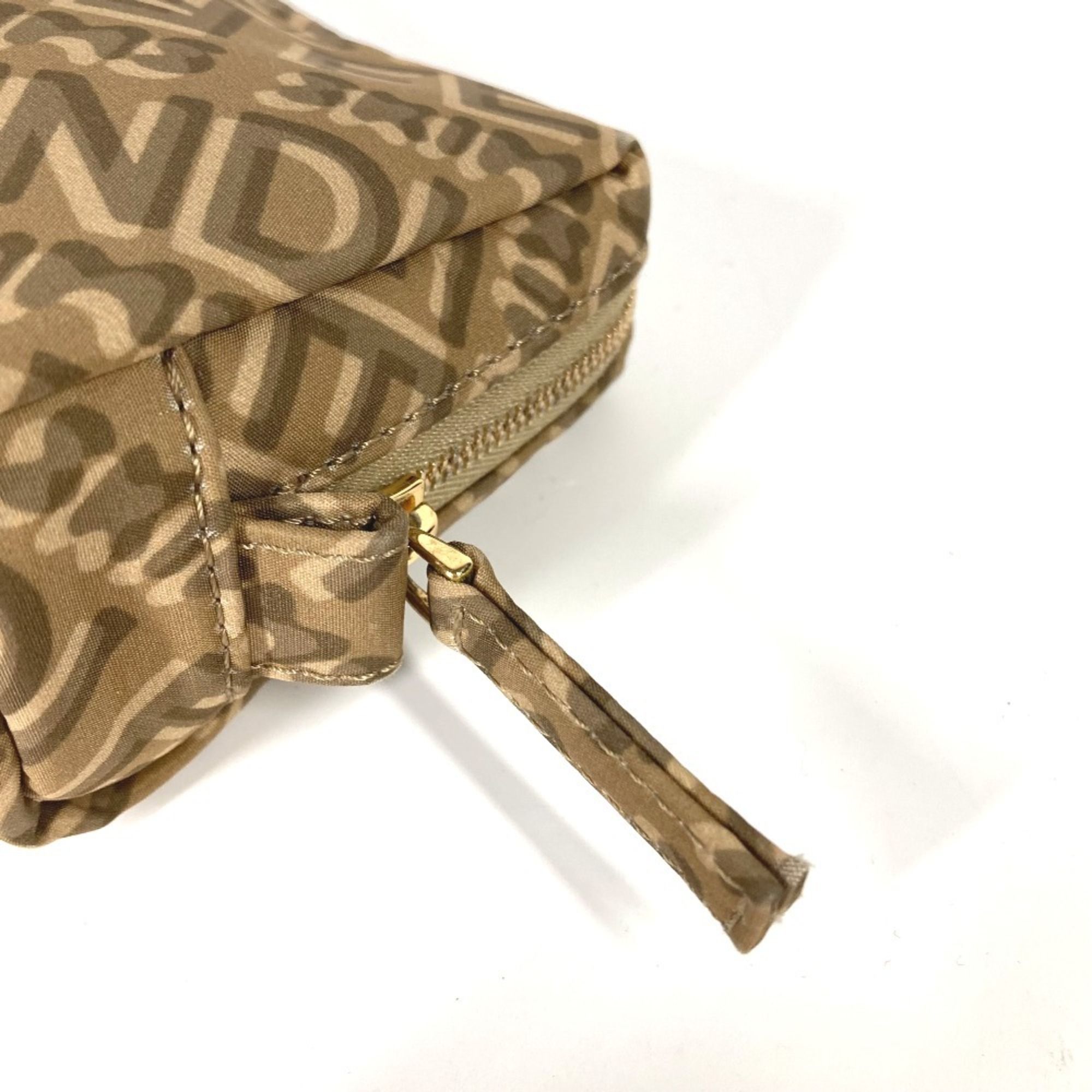 Fendi Beige Nylon Pouch (Pre-Owned) - Fendi - Modalova