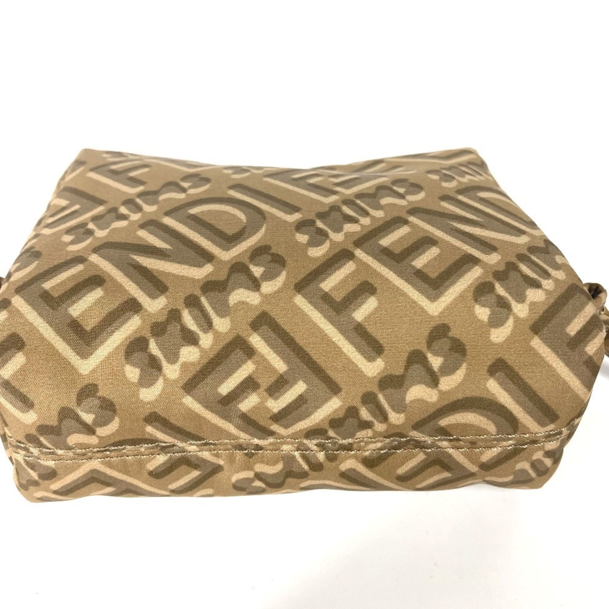 Fendi Beige Nylon Pouch (Pre-Owned) - Fendi - Modalova