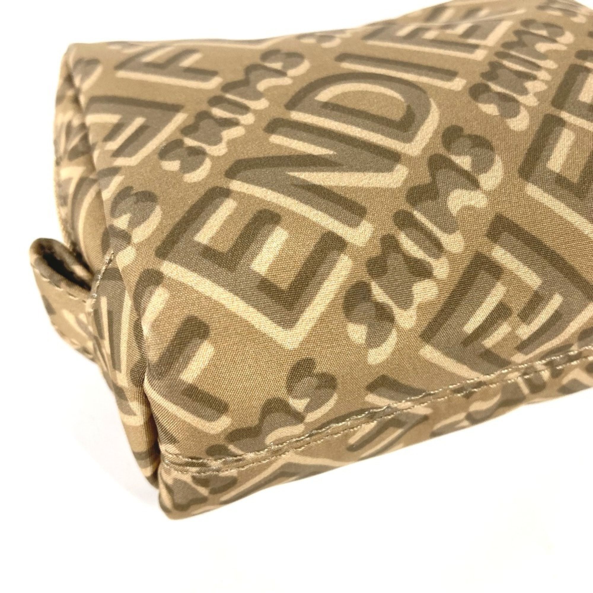 Fendi Beige Nylon Pouch (Pre-Owned) - Fendi - Modalova