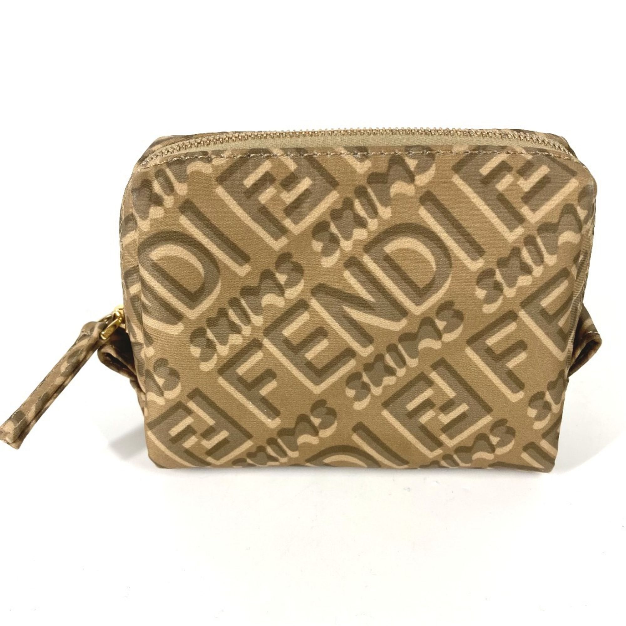 Fendi Beige Nylon Pouch (Pre-Owned) - Fendi - Modalova