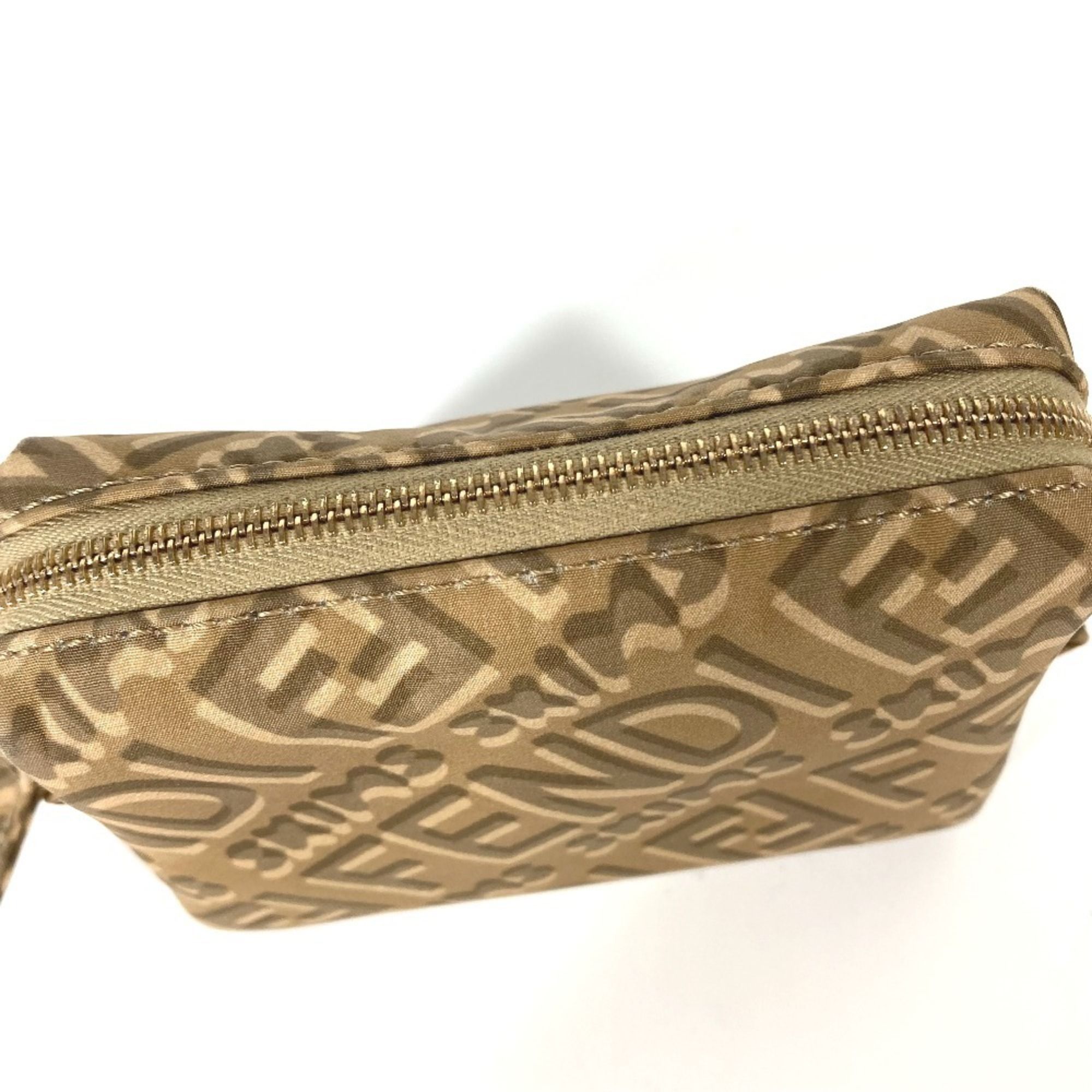 Fendi Beige Nylon Pouch (Pre-Owned) - Fendi - Modalova