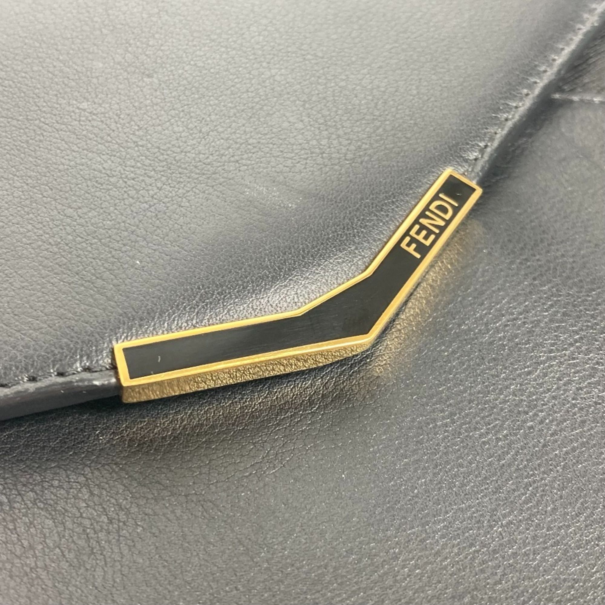 Leather Clutch Bag (Pre-Owned) - Fendi - Modalova