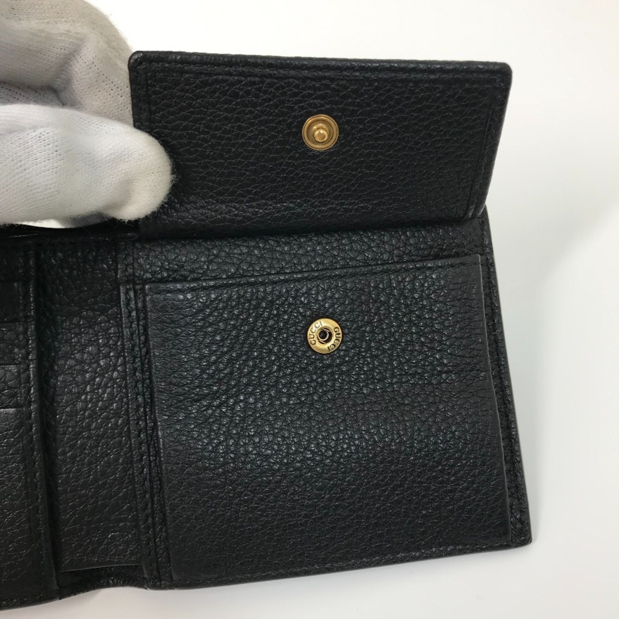 Leather Wallet (Bi-Fold) (Pre-Owned) - Gucci - Modalova