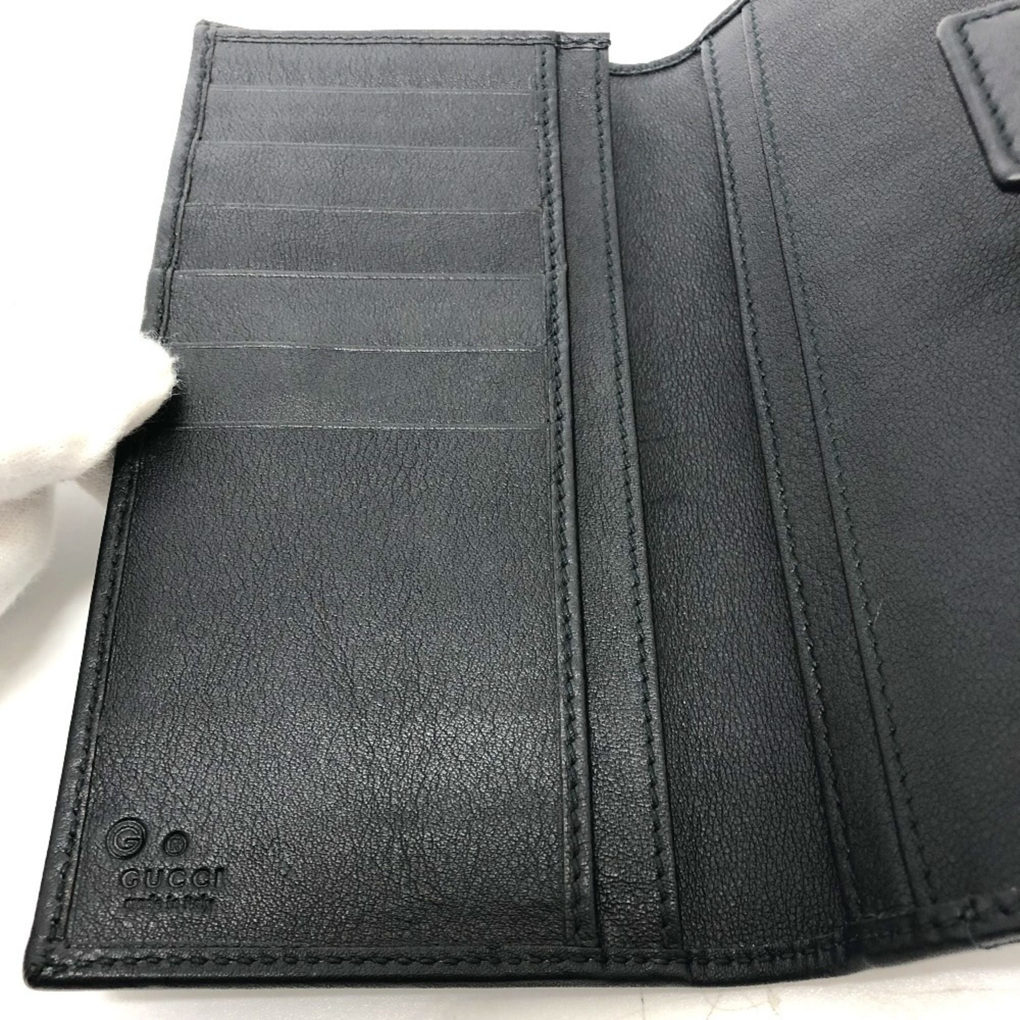 Leather Long Wallet (Bi-Fold) (Pre-Owned) - Gucci - Modalova