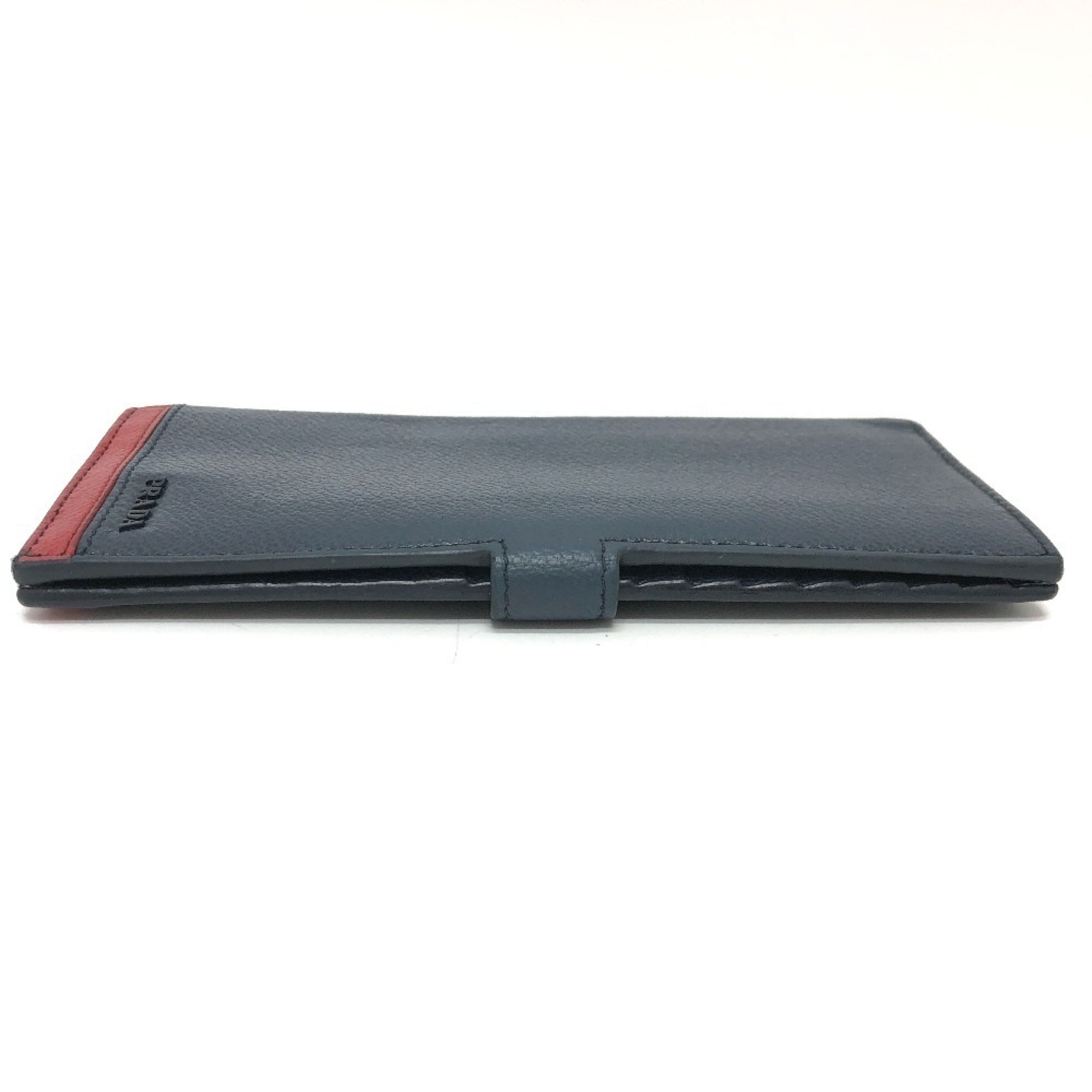 Leather Long Wallet (Bi-Fold) (Pre-Owned) - Prada - Modalova